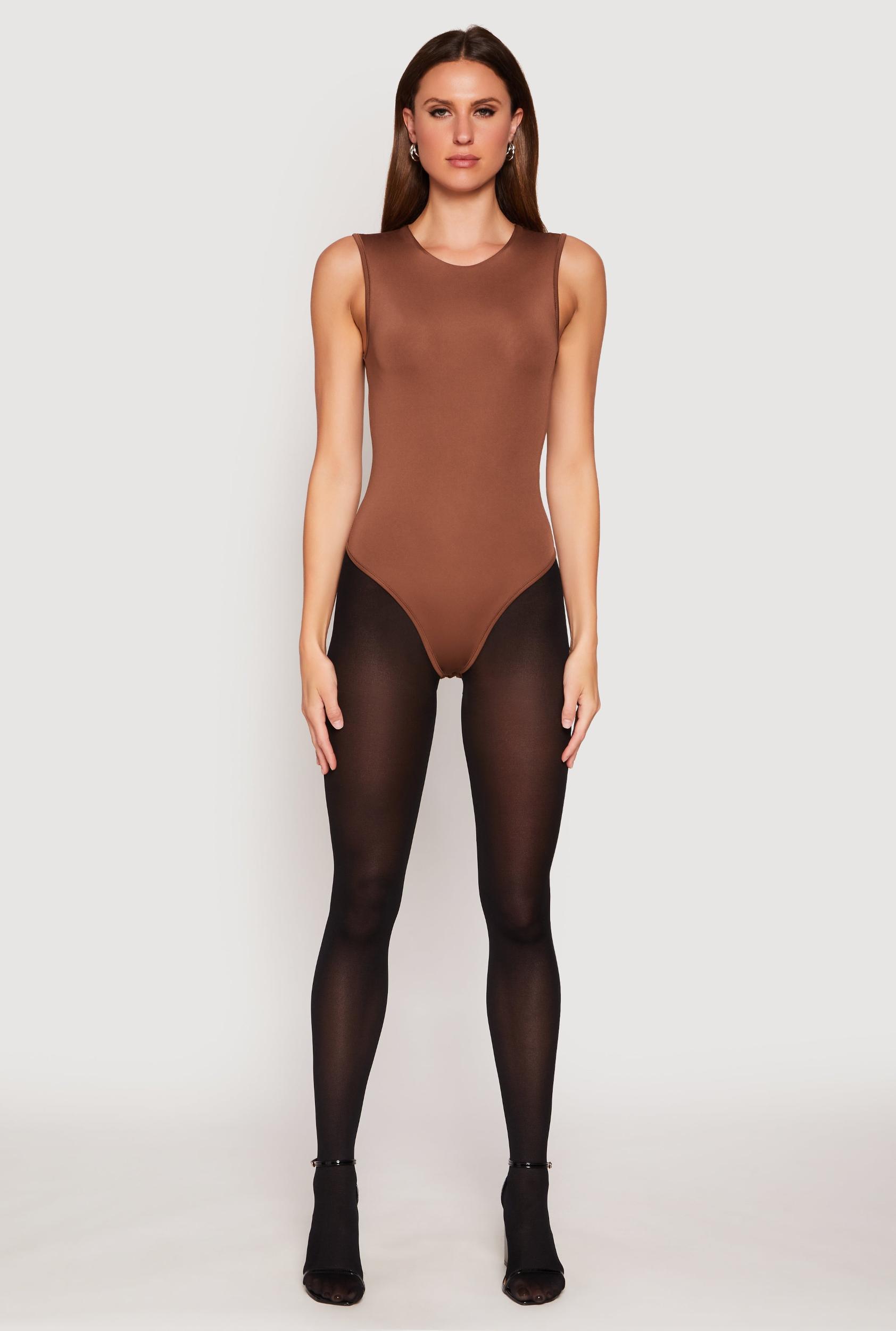 Womens Daisy High Neck Thong Bodysuit Product Image