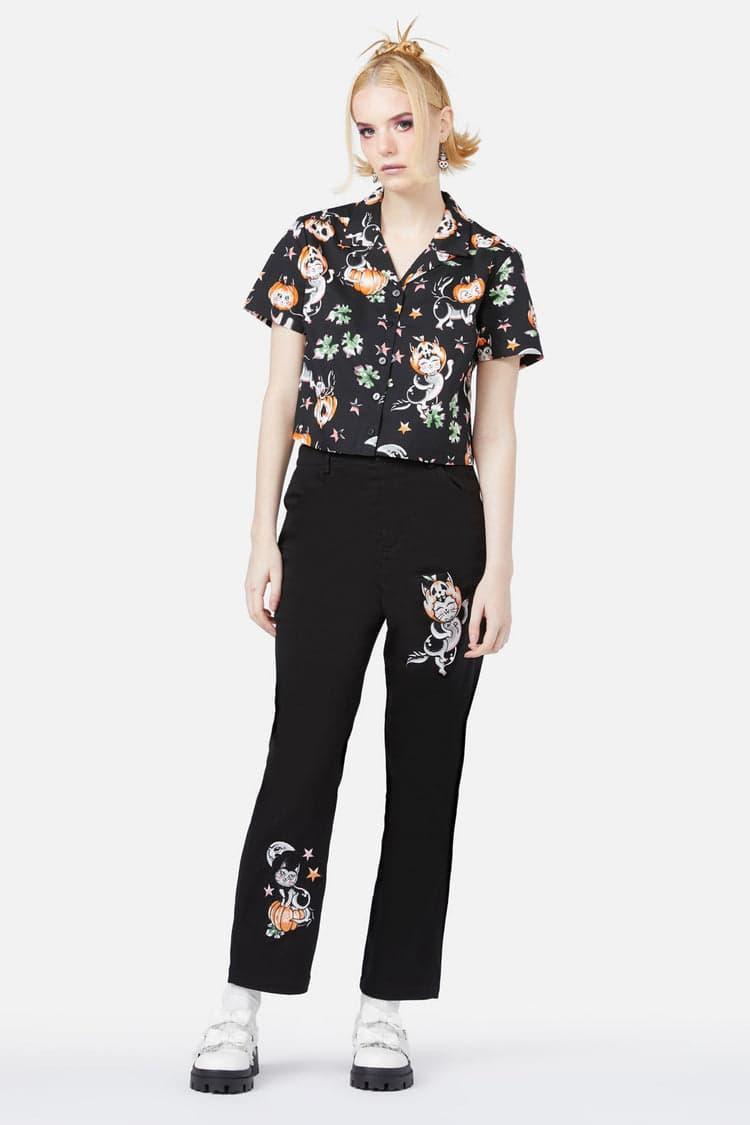 Pumpkin Patch Kitty Blouse Product Image