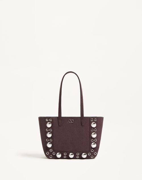 VALENTINO GARAVANI NELLCÔTE MINI SUEDE SHOPPING BAG Product Image