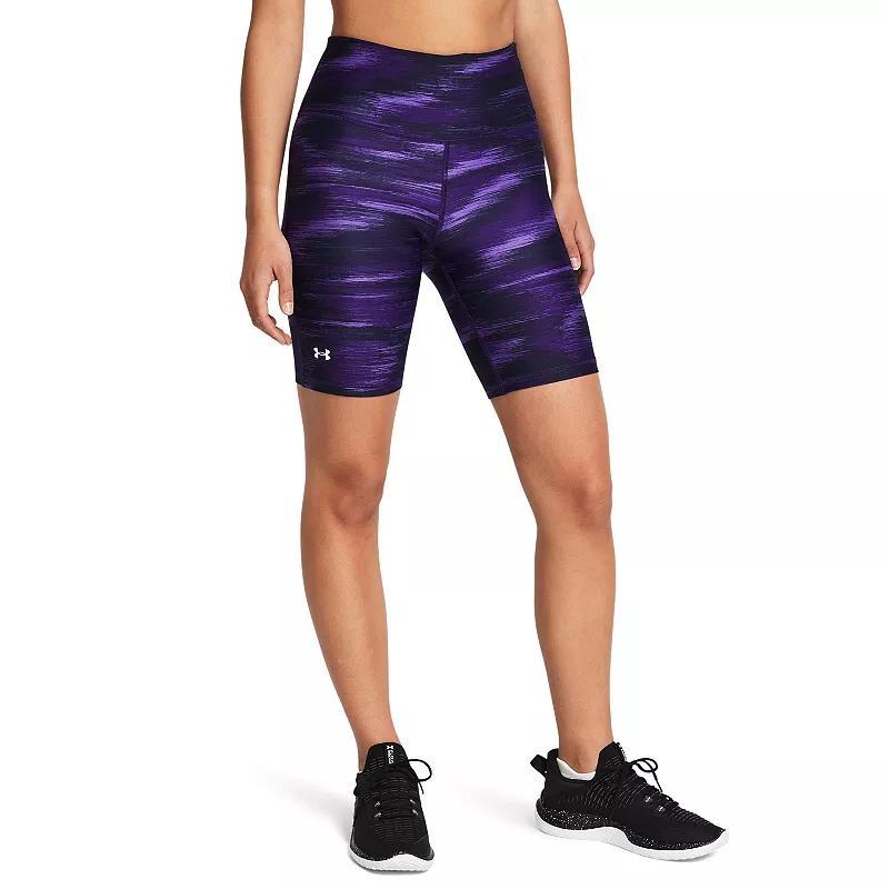 Women's Under Armour HeatGear® Armour 8-in. Bike Shorts, Size: Large, Purple Product Image
