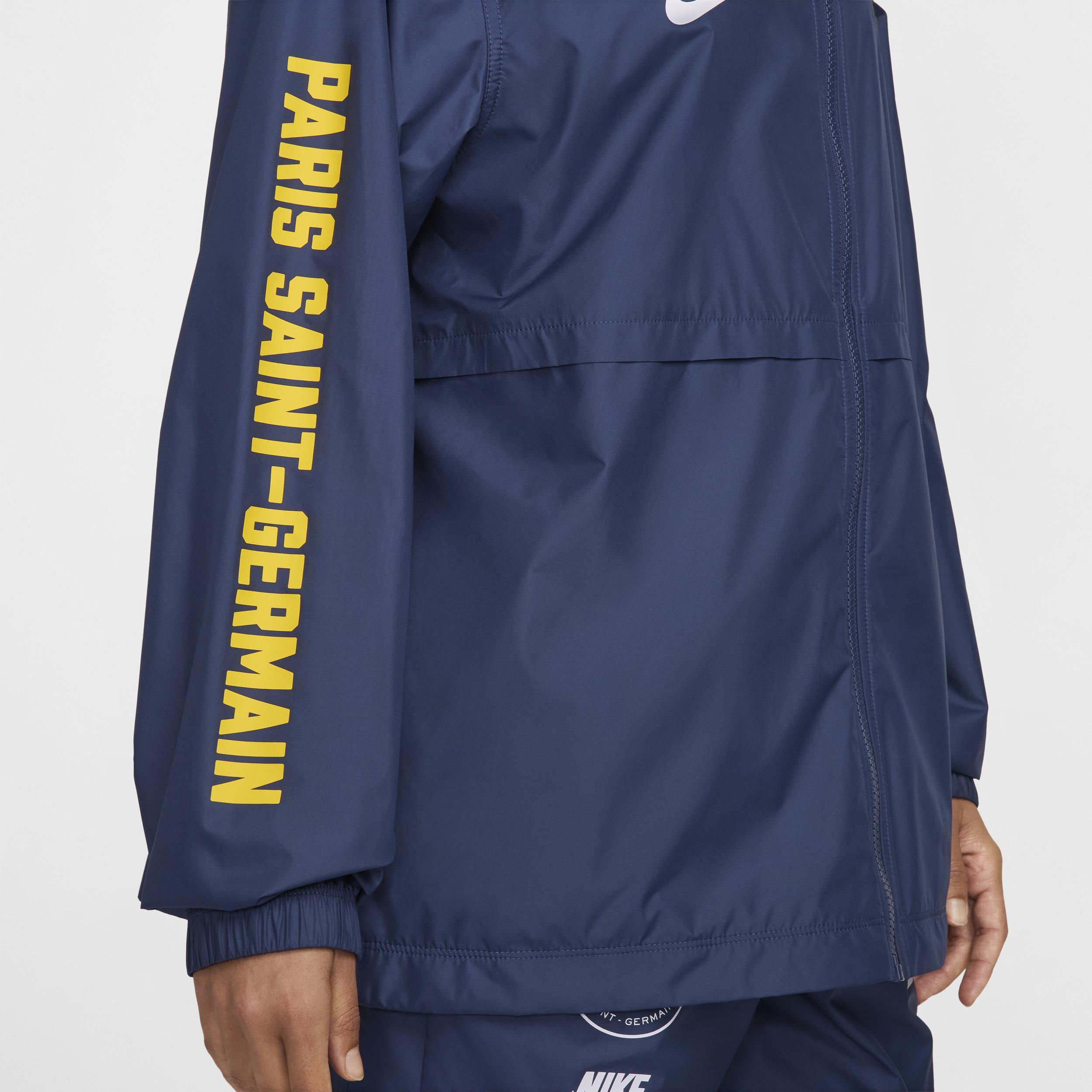 Paris Saint-Germain Essential Repel Nike Women's Soccer Woven Hooded Jacket Product Image