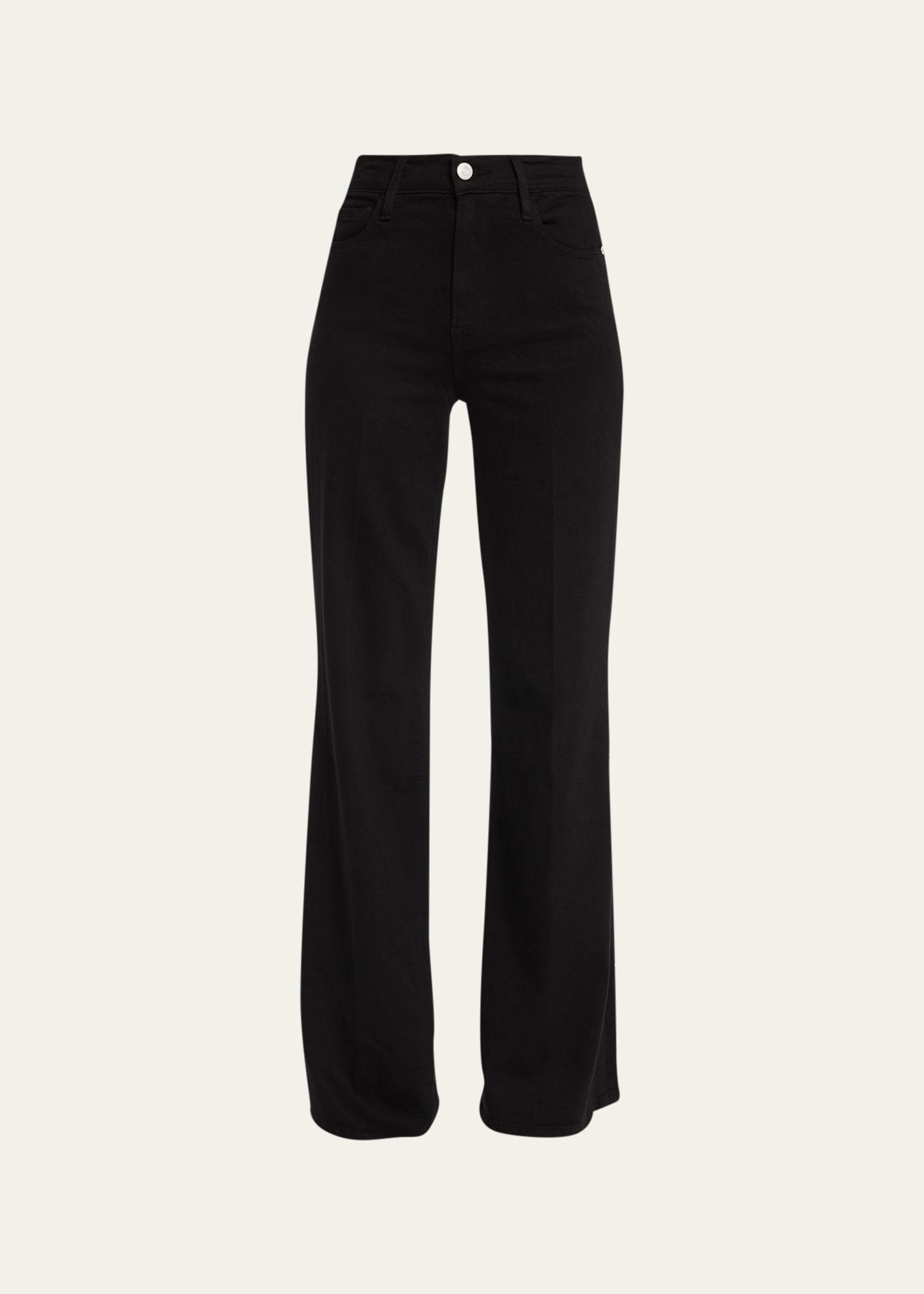 FRAME Le Palazzo Jeans Blanc 27 Product Image