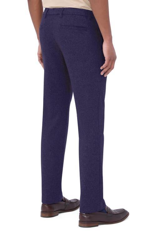 BUGATCHI Men's Flannel Chino Pants In Navy Product Image