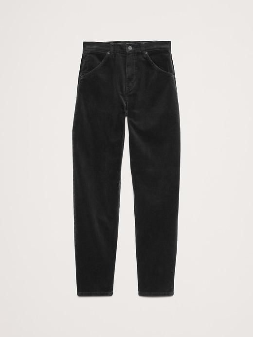 High-Rise Bow Corduroy Pant Product Image
