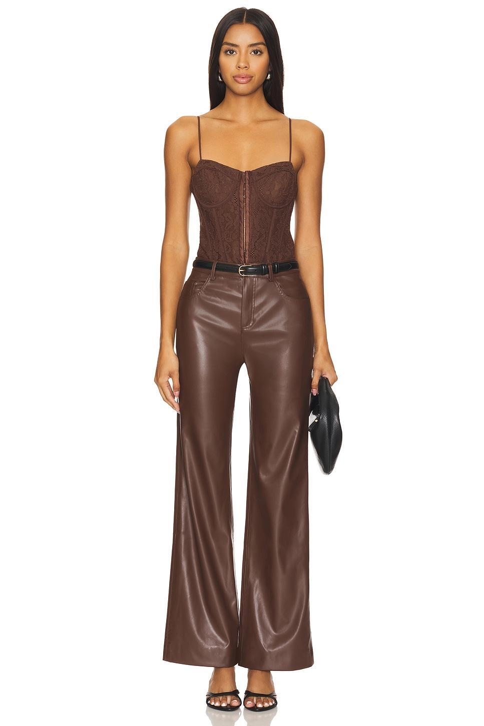 Zenobia Faux Leather Pant CAMI NYC Product Image