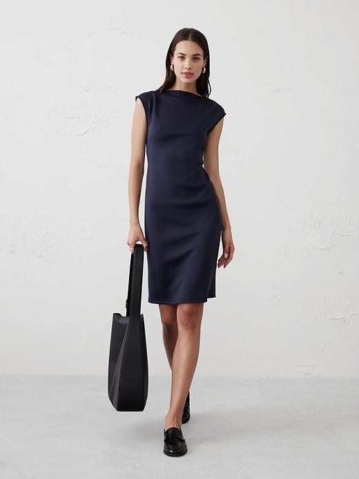 Soft Touch Scuba Sheath Dress Product Image