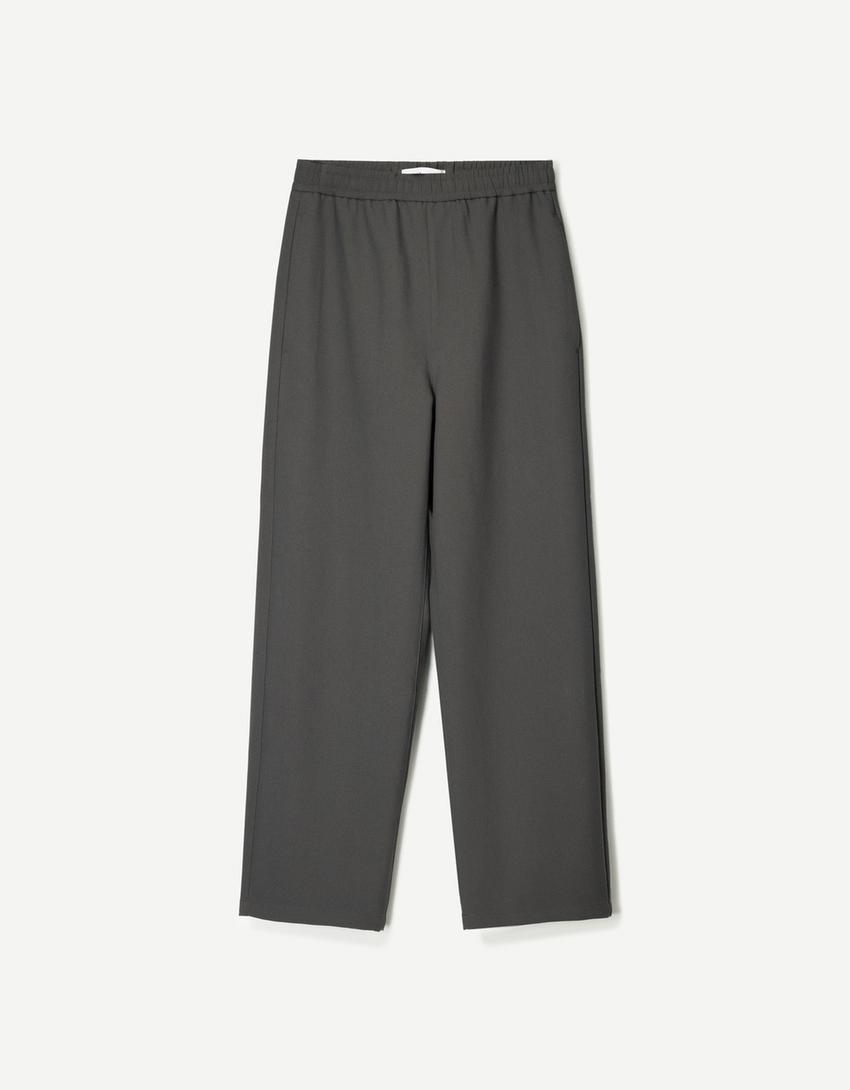 Straight fit tailored sweatpants Product Image