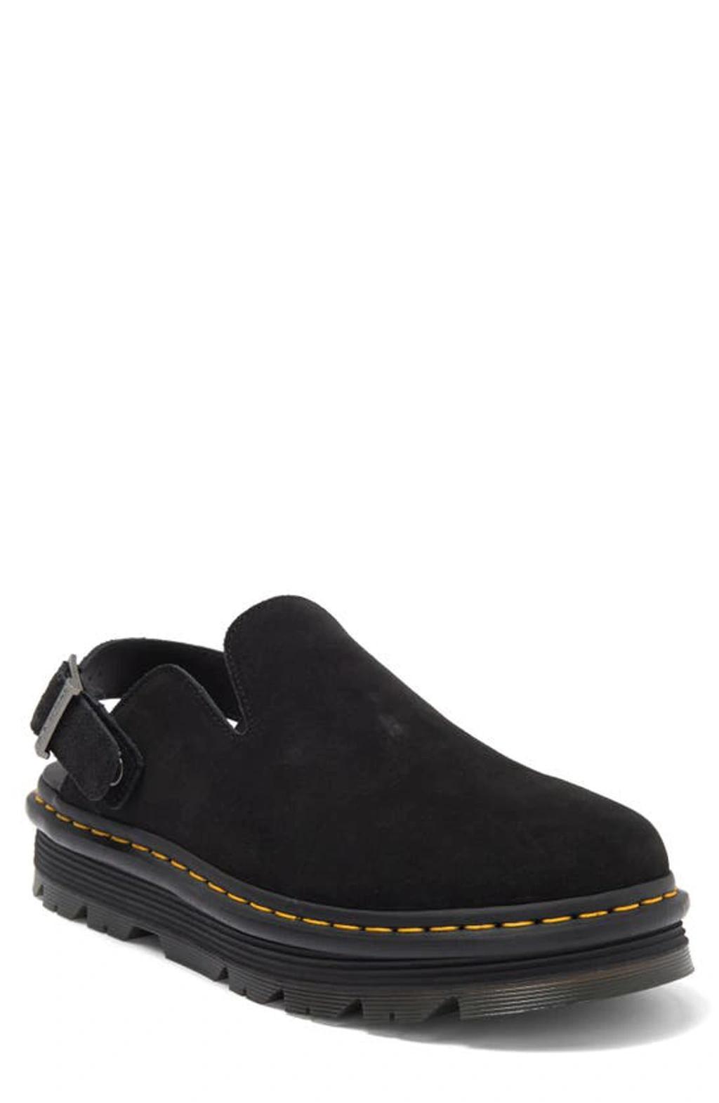 Dr. Martens Womens Zebzag Suede Slingback Mule Sandals Product Image