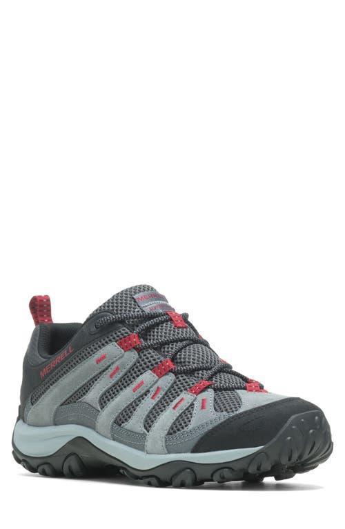 Vince Oasis-M Lace-Up Retro Sneakers (Chalk /Ruby Red Leather) Men's Shoes Product Image