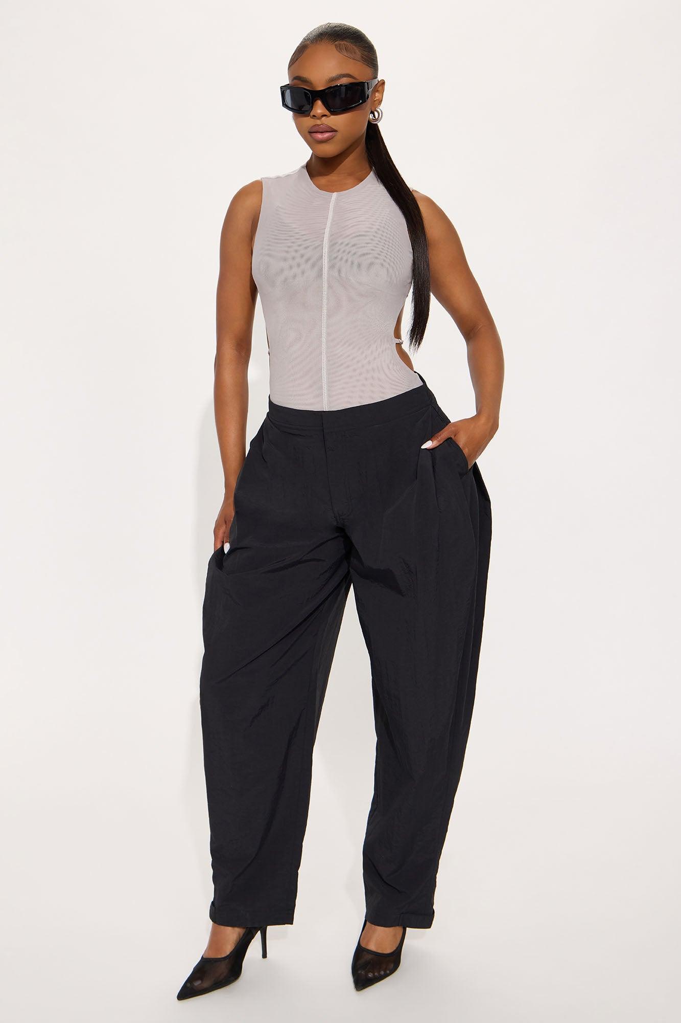 Power Mesh Open Back Bodysuit - Grey Product Image