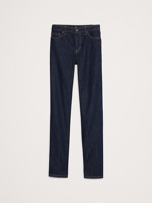 Mid-Rise Rigid Straight Jean Product Image