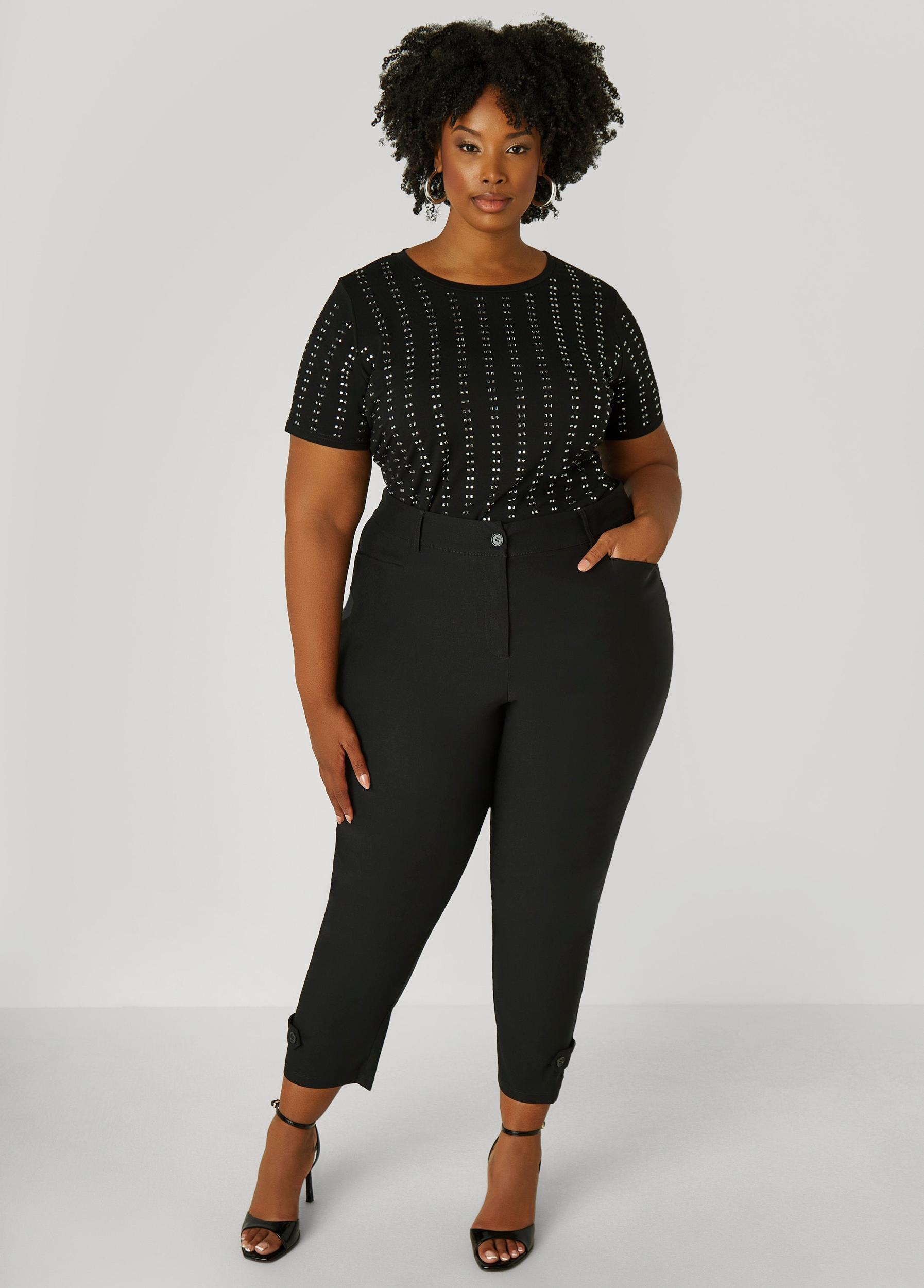 Crystal Stretch Cotton Tee Product Image