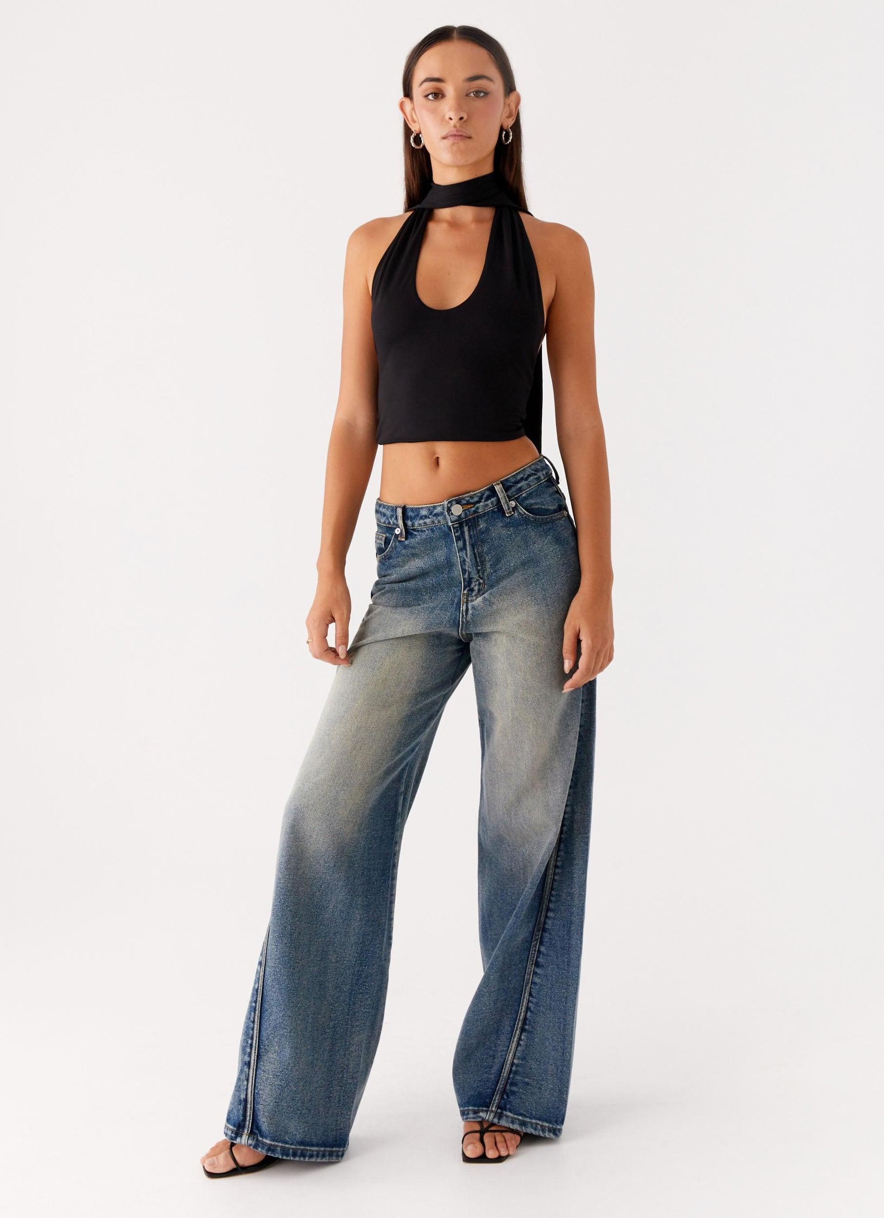 Calico Denim Jeans - Indigo Product Image