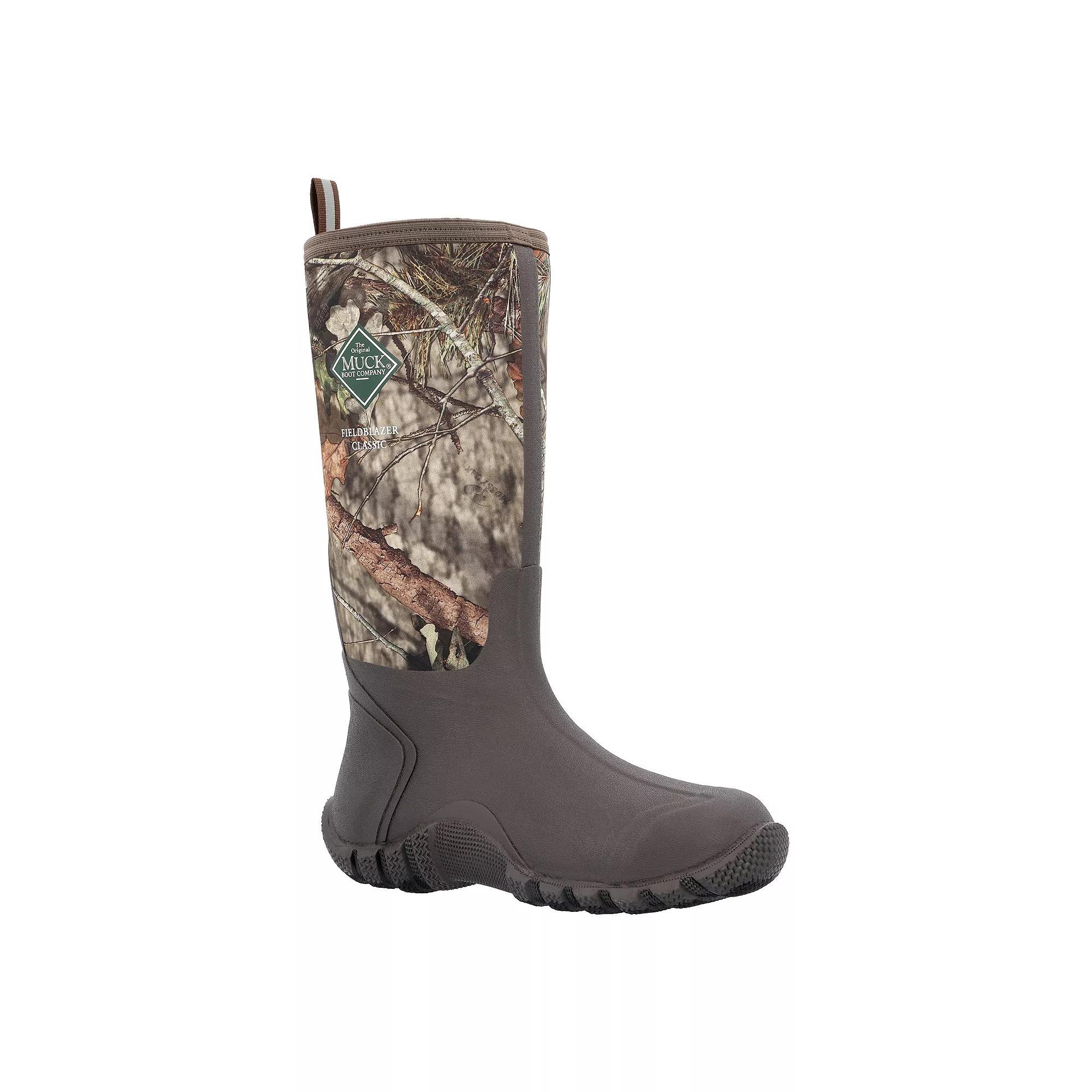 Muck Mossy Oak Break-Up Country Fieldblazer Men's Tall Waterproof Boots, Size: 6, Green Product Image