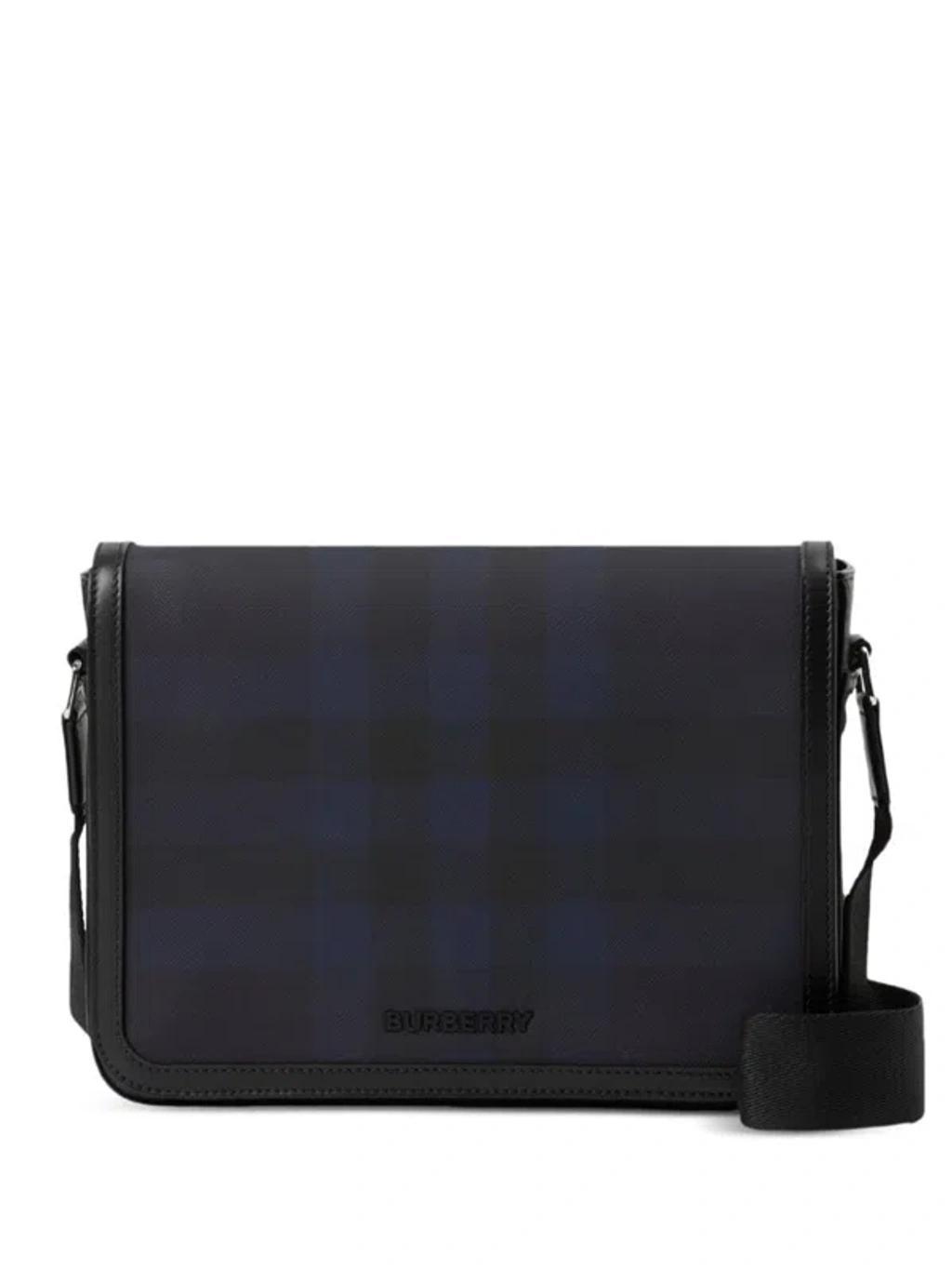 Alfred check-print messenger bag Product Image