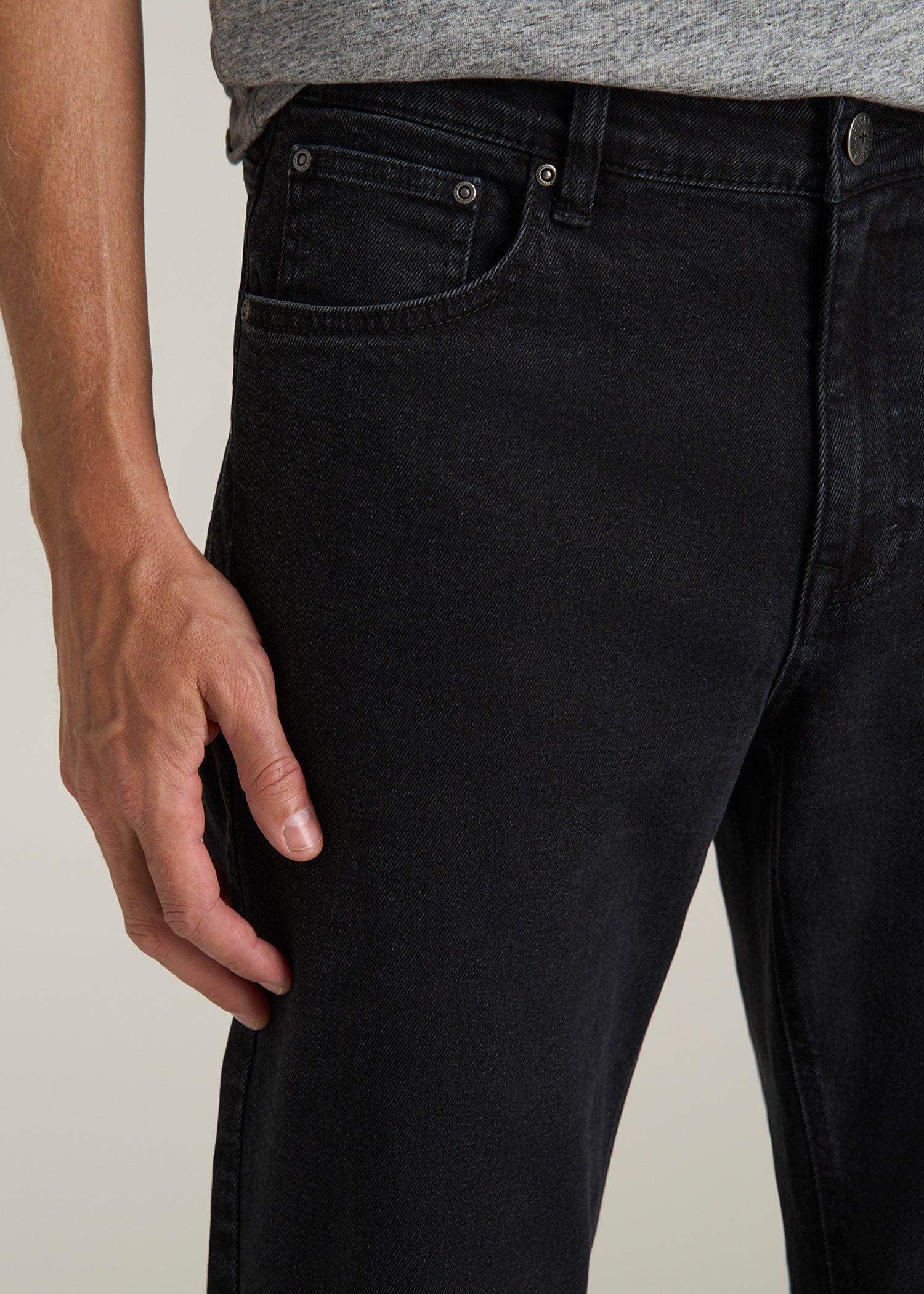 J1 STRAIGHT LEG Jeans for Tall Men in Onyx Black Wash Product Image