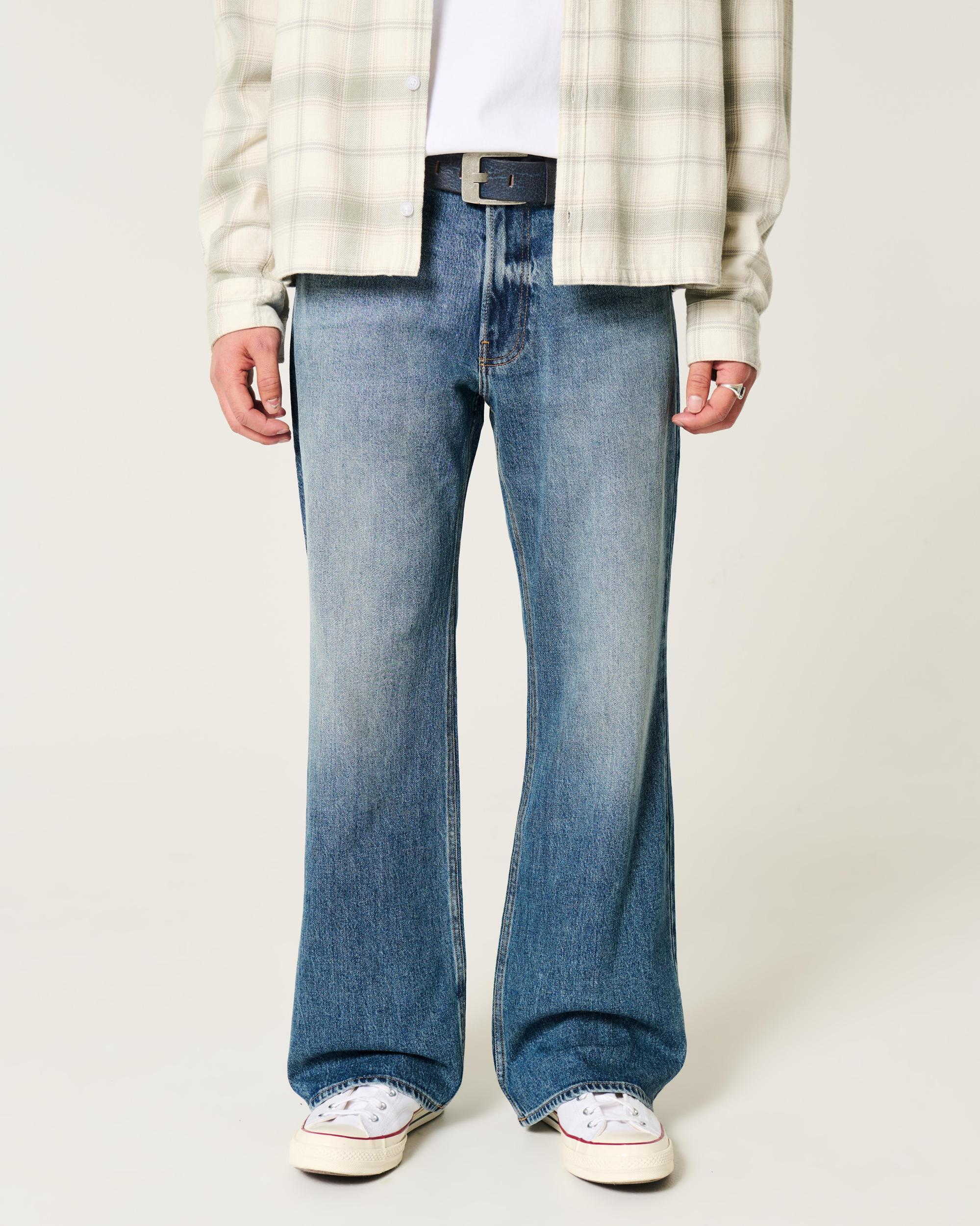 Medium Wash Relaxed Boot Jeans Product Image