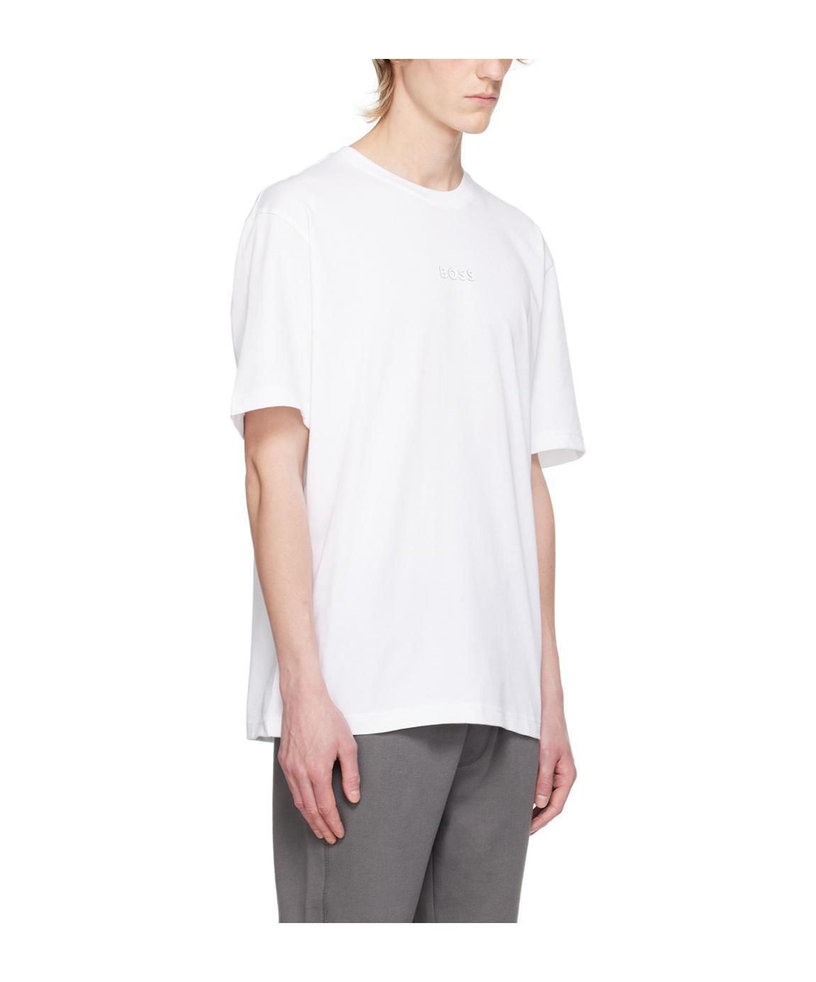 HUGO BOSS Short-sleeved T-shirt In White Product Image
