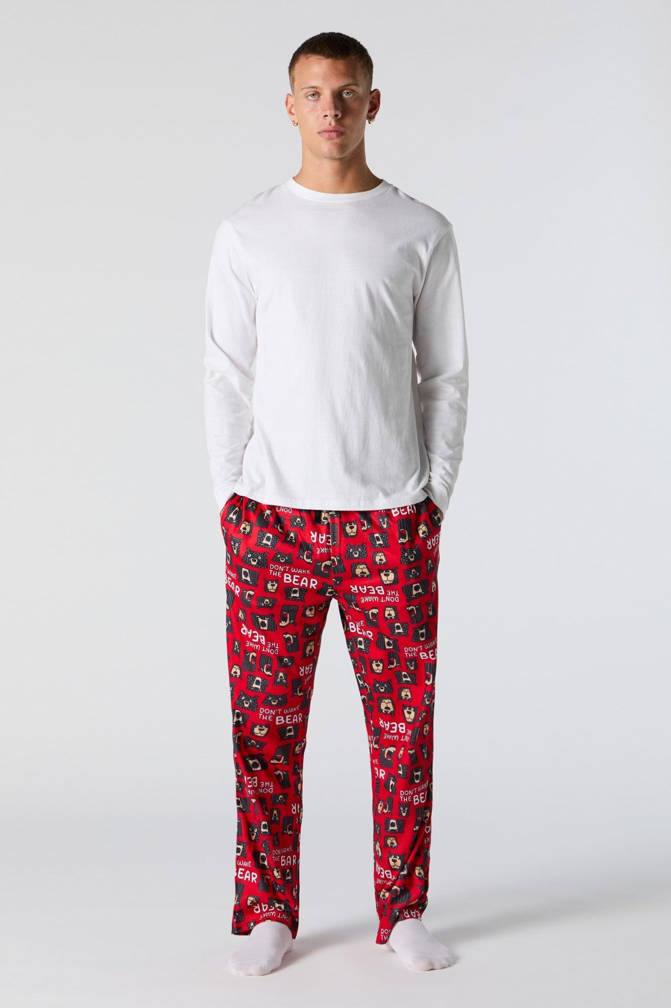 Printed Pajama Pant Male Product Image