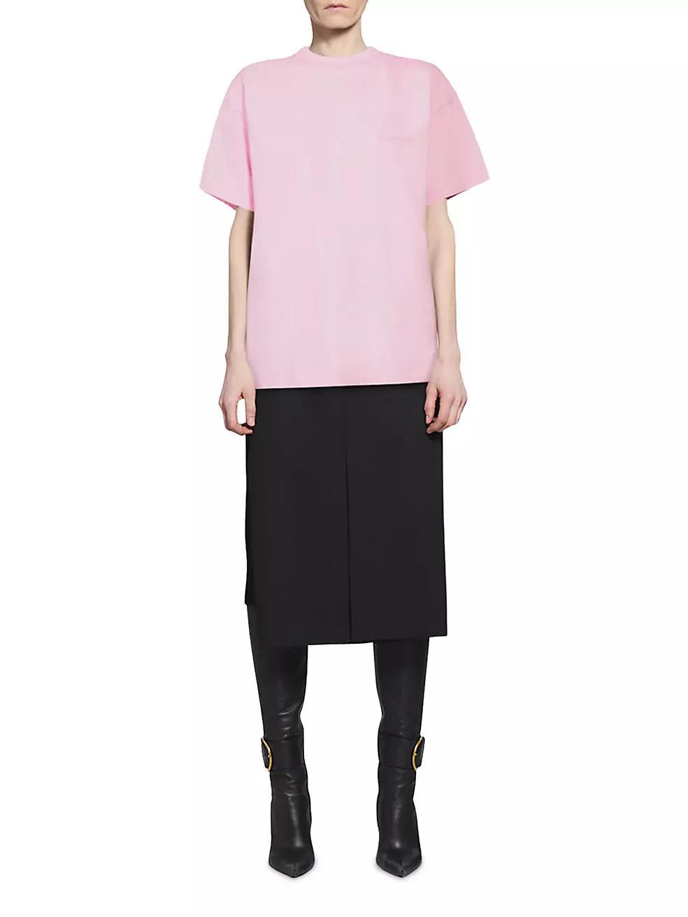 MSGM Kids logo-print cotton t-shirt - Black Product Image