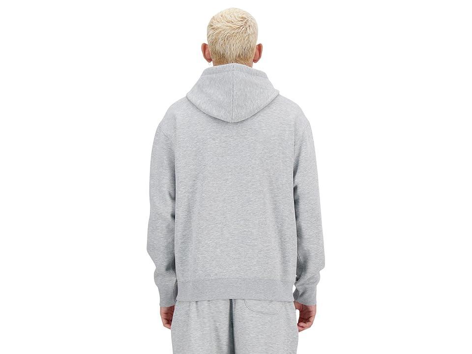 New Balance Men's Sport Essentials Fleece Hoodie in Black/Black Size Large Cotton/Polyester/Fleece Product Image