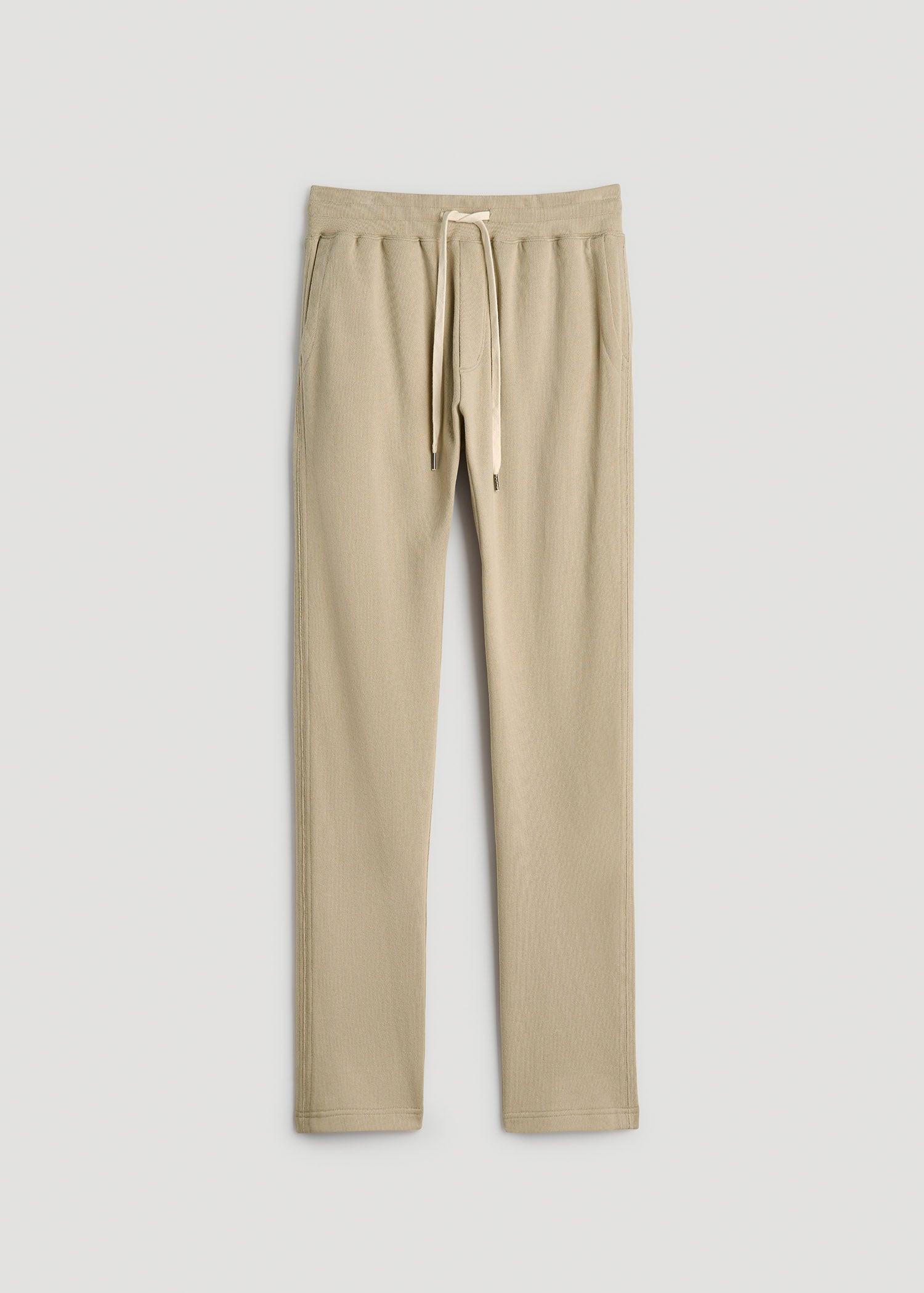 LJ&S Brushed Terrycloth Sweatpants for Tall Men in Vintage Buck Male Product Image