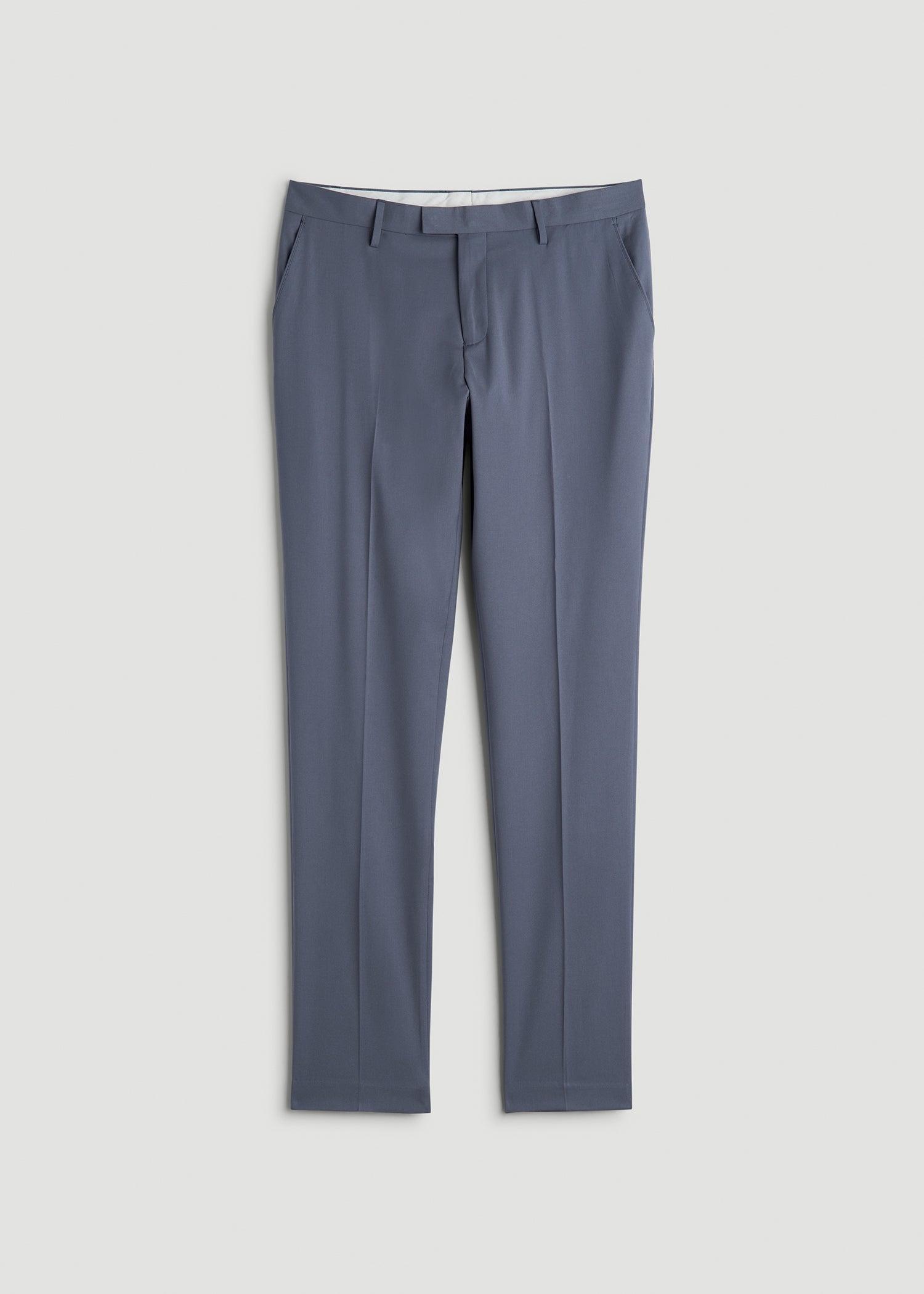 Suit Trousers for Tall Men in Blue Slate Product Image