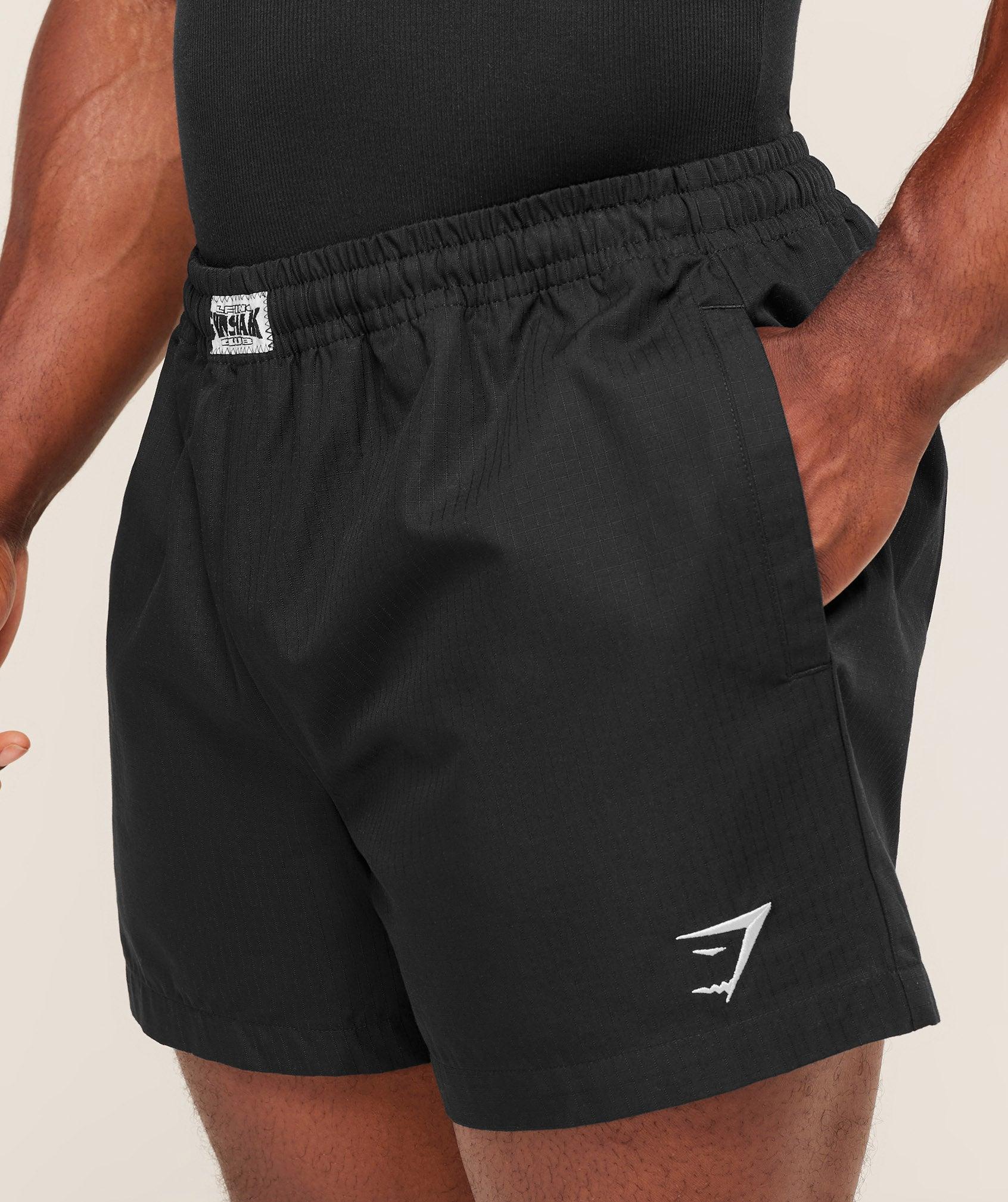 Gymshark Pumper Shorts 5" - Black Male Product Image