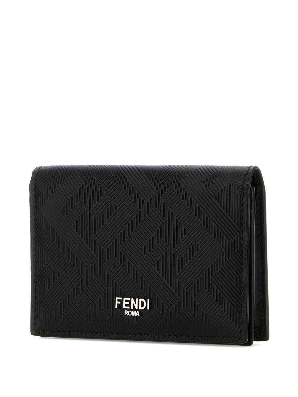 Gancini logo-plaque leather wallet Product Image