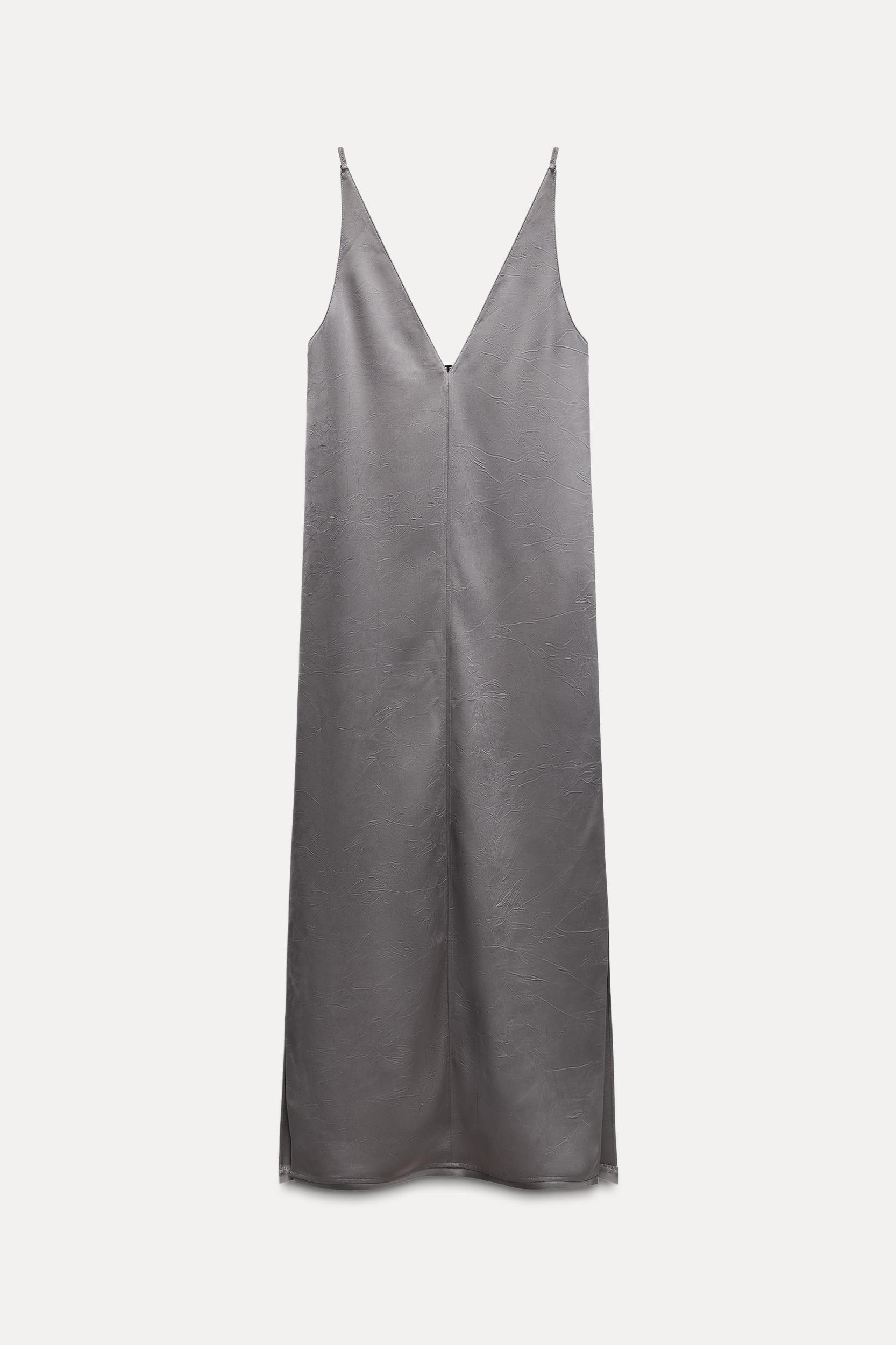 SATIN SLIP DRESS Product Image