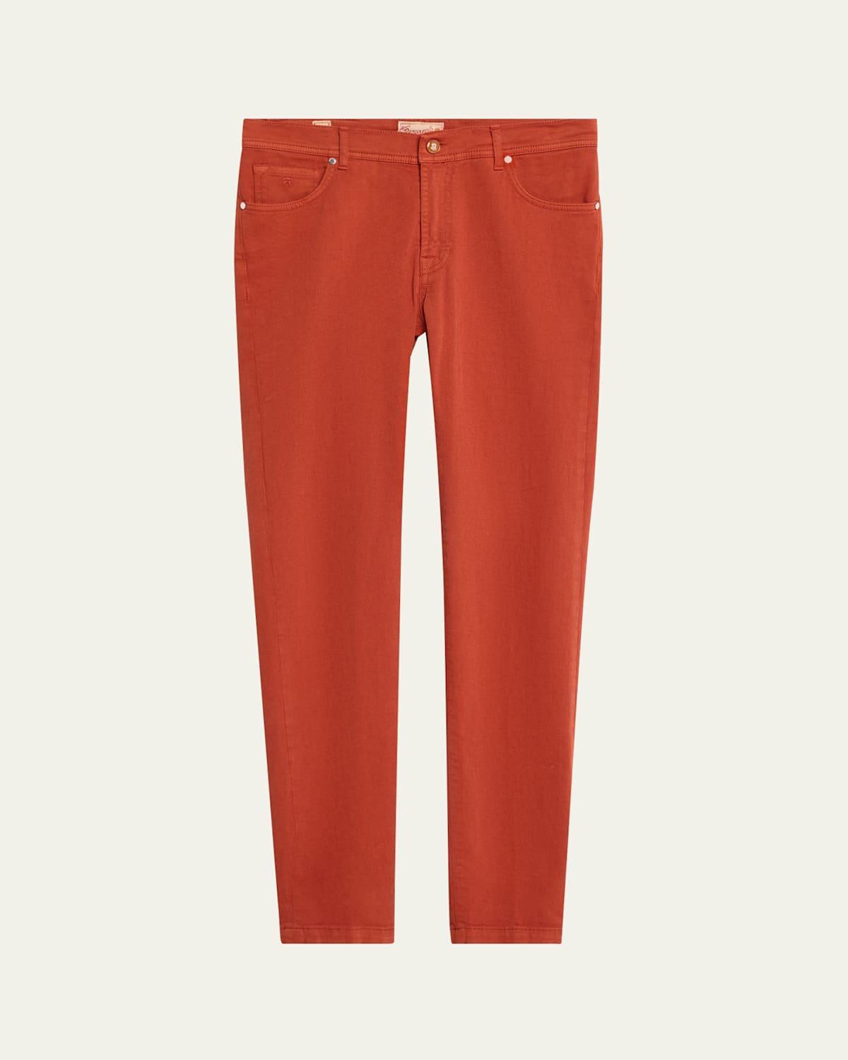 Mens 5-Pocket Bull Denim Pants Product Image