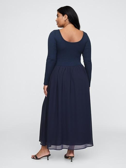 Mixed Media Maxi Dress Product Image