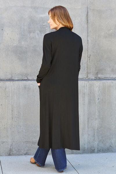 Basic Bae Full Size Open Front Long Sleeve Cover Up Product Image