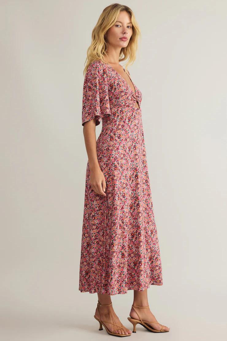 Mavis Dluce Floral Midi Dress Product Image