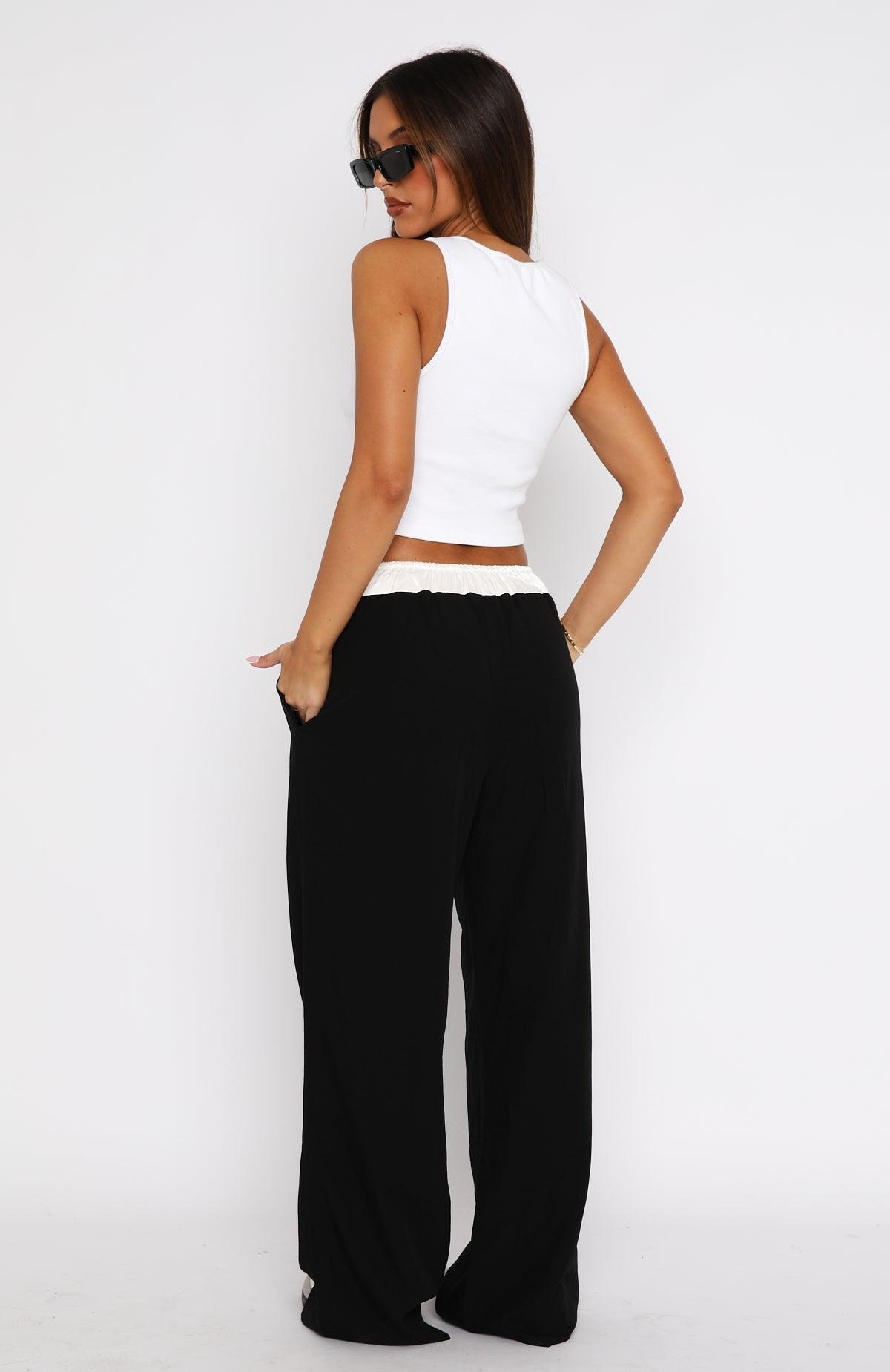 Pushing Buttons Pants Black Product Image