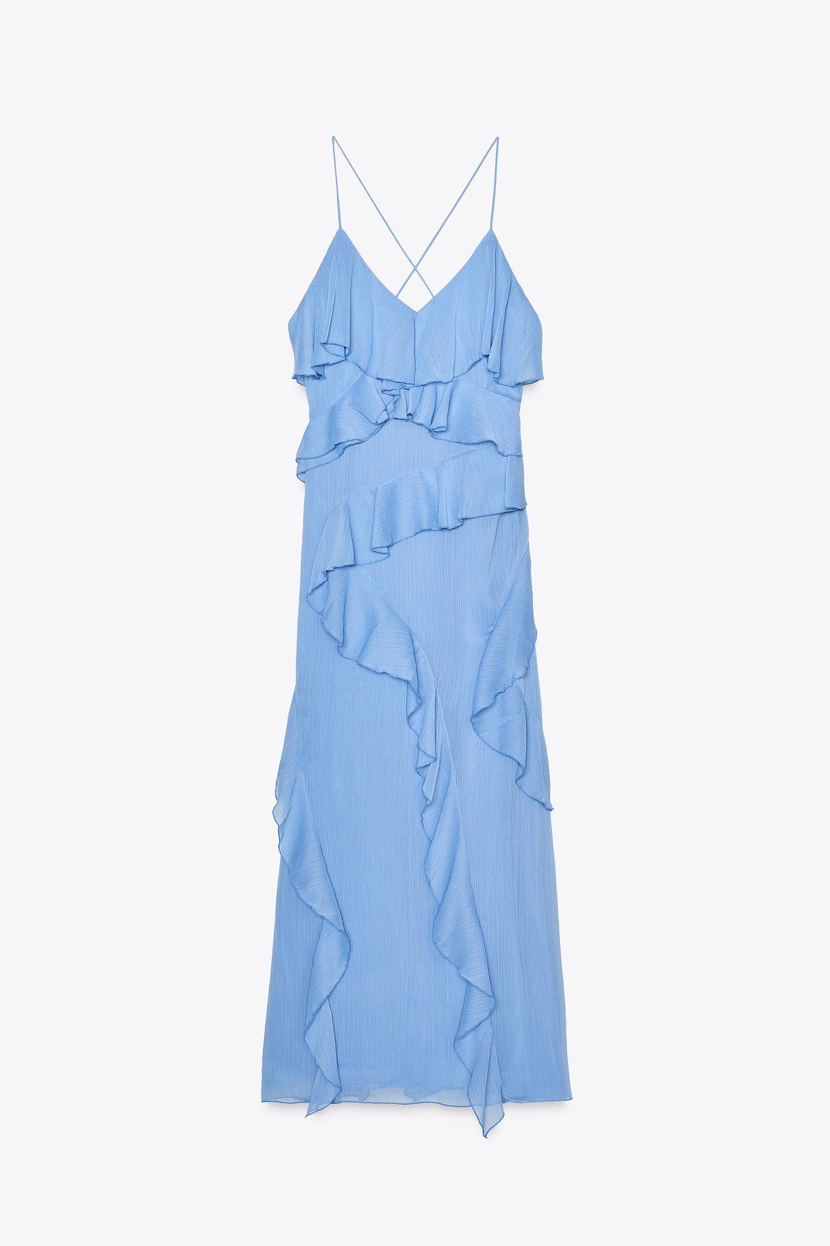 RUFFLED DRESS ZW COLLECTION Product Image
