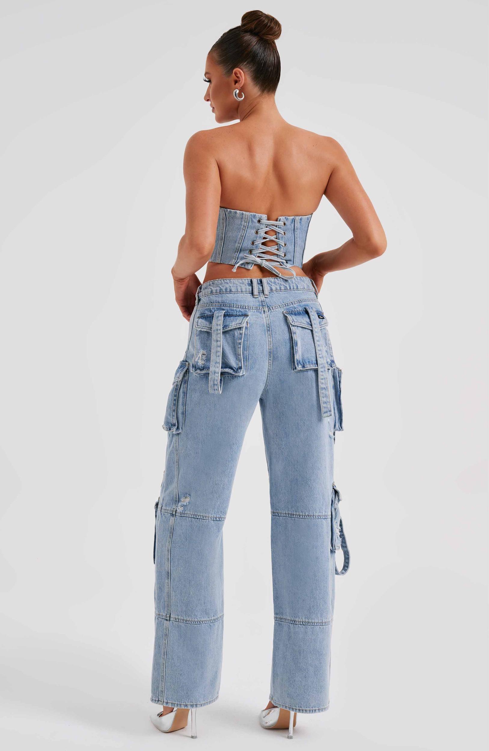 Brooklyn Cargo Pant - Blue Product Image