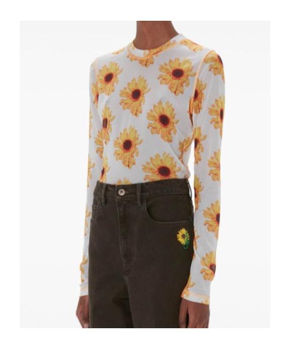 JW ANDERSON Long-sleeved Top In Nude Product Image
