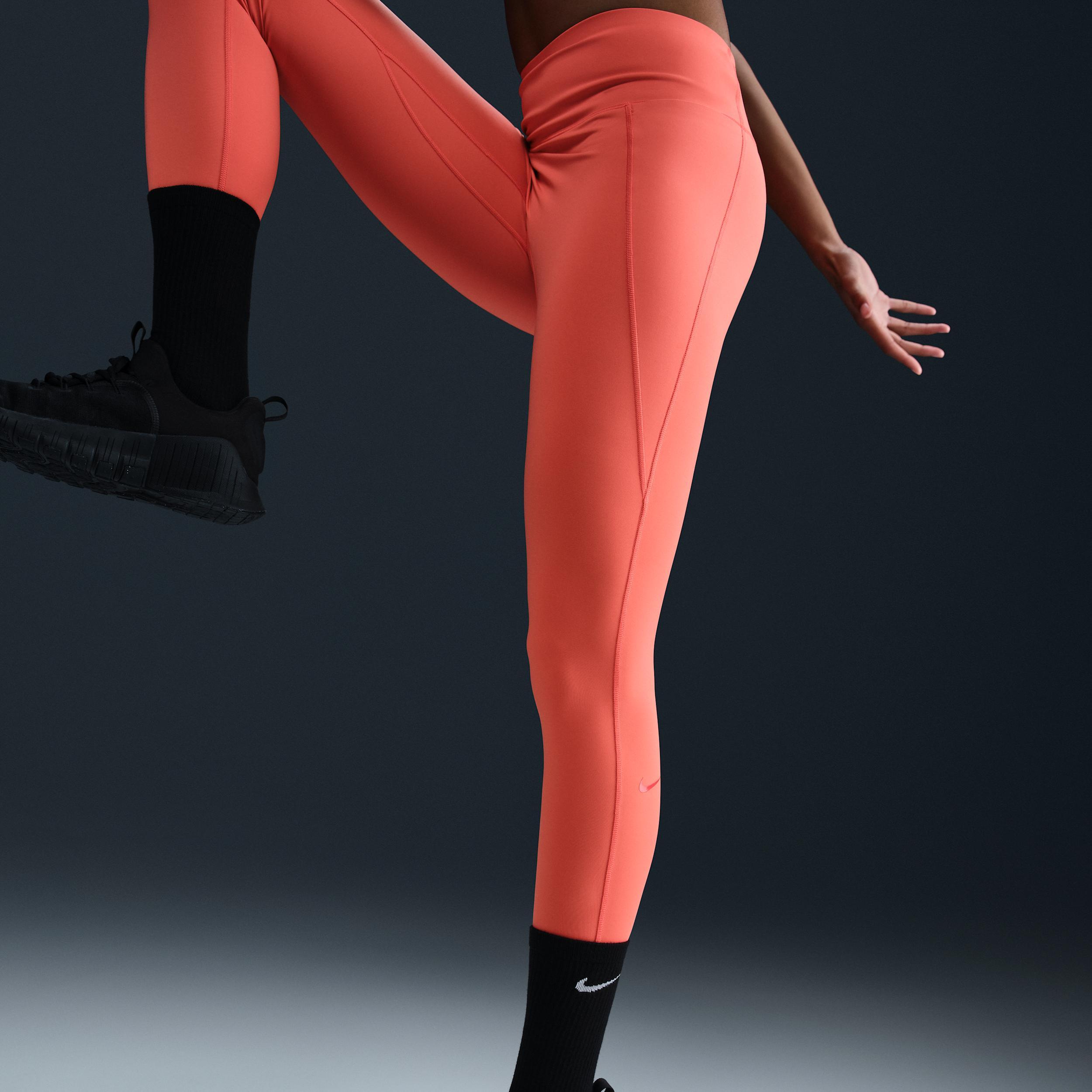 Nike Women's Universa High-Waisted 7/8 Leggings with No Front Seam Product Image