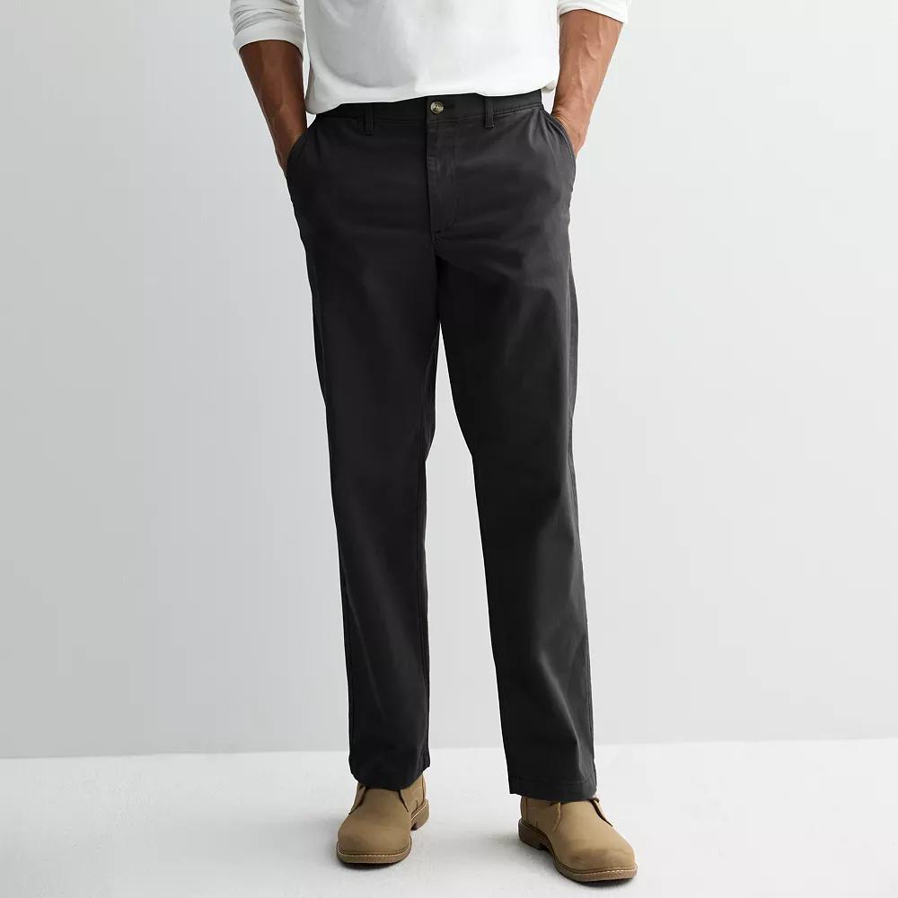 Men's Sonoma Goods For Life® Relaxed Chino Pants, Size: 34 X 32, Black Product Image