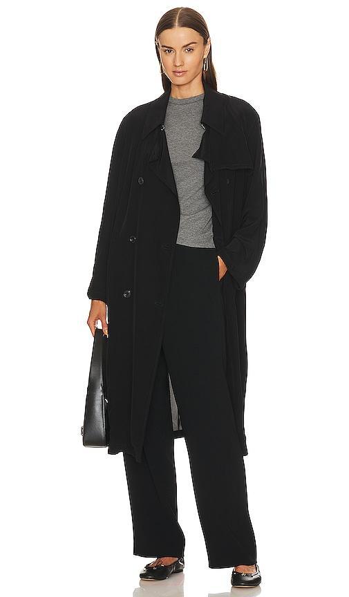 Airy Double Breasted Trench Coat Theory Product Image