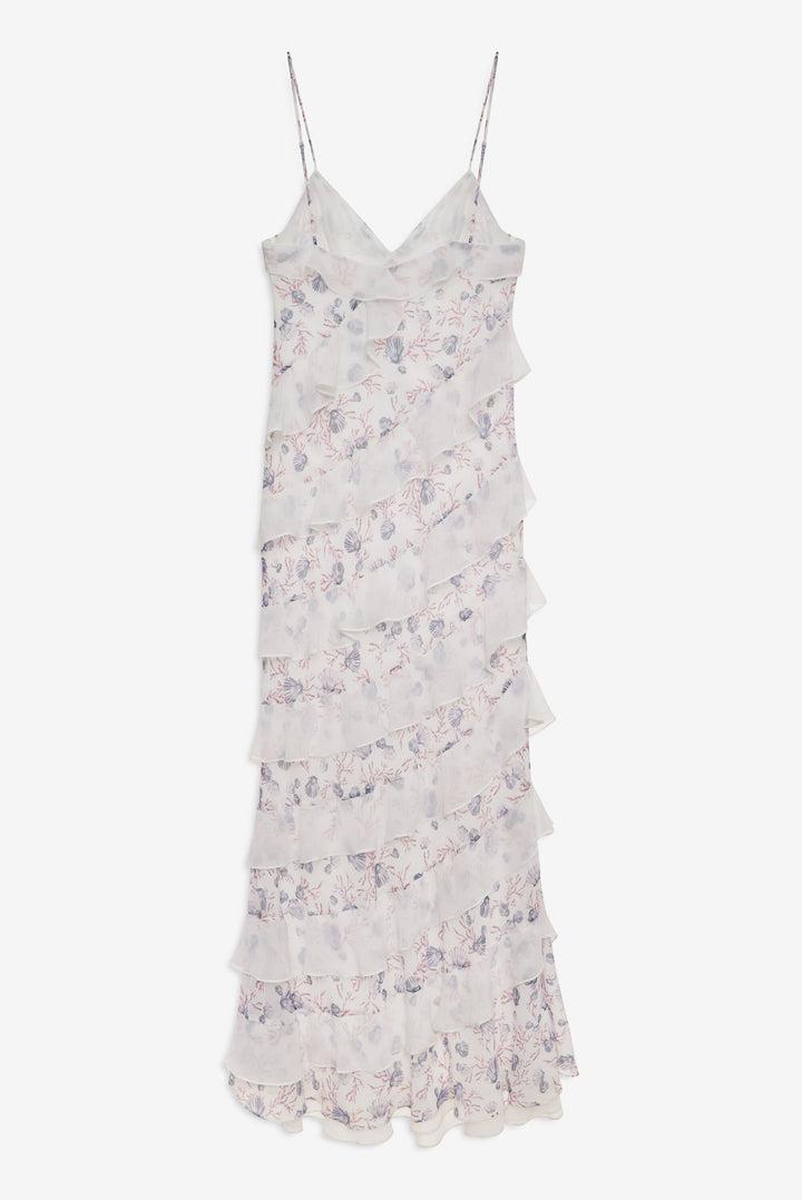 Debby Ruffled Maxi Dress — Multi Product Image