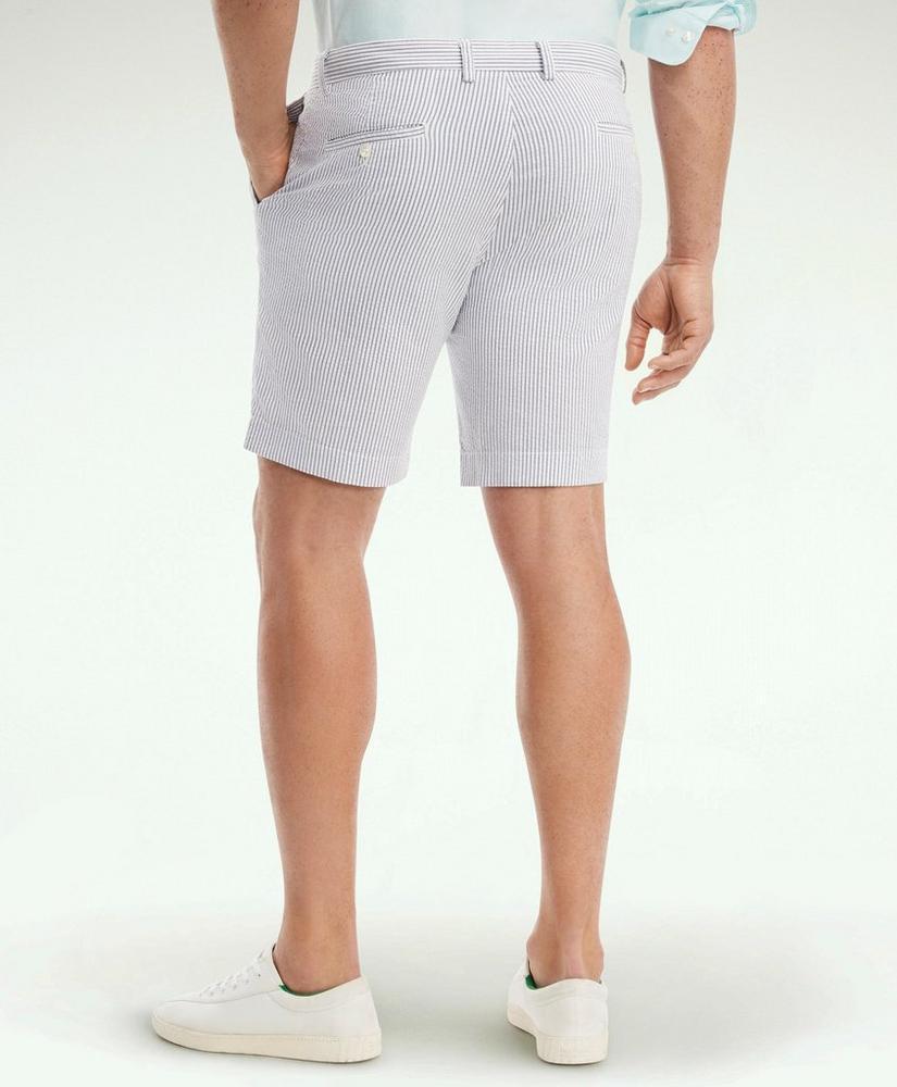 Big & Tall Stretch Cotton Seersucker Shorts Product Image