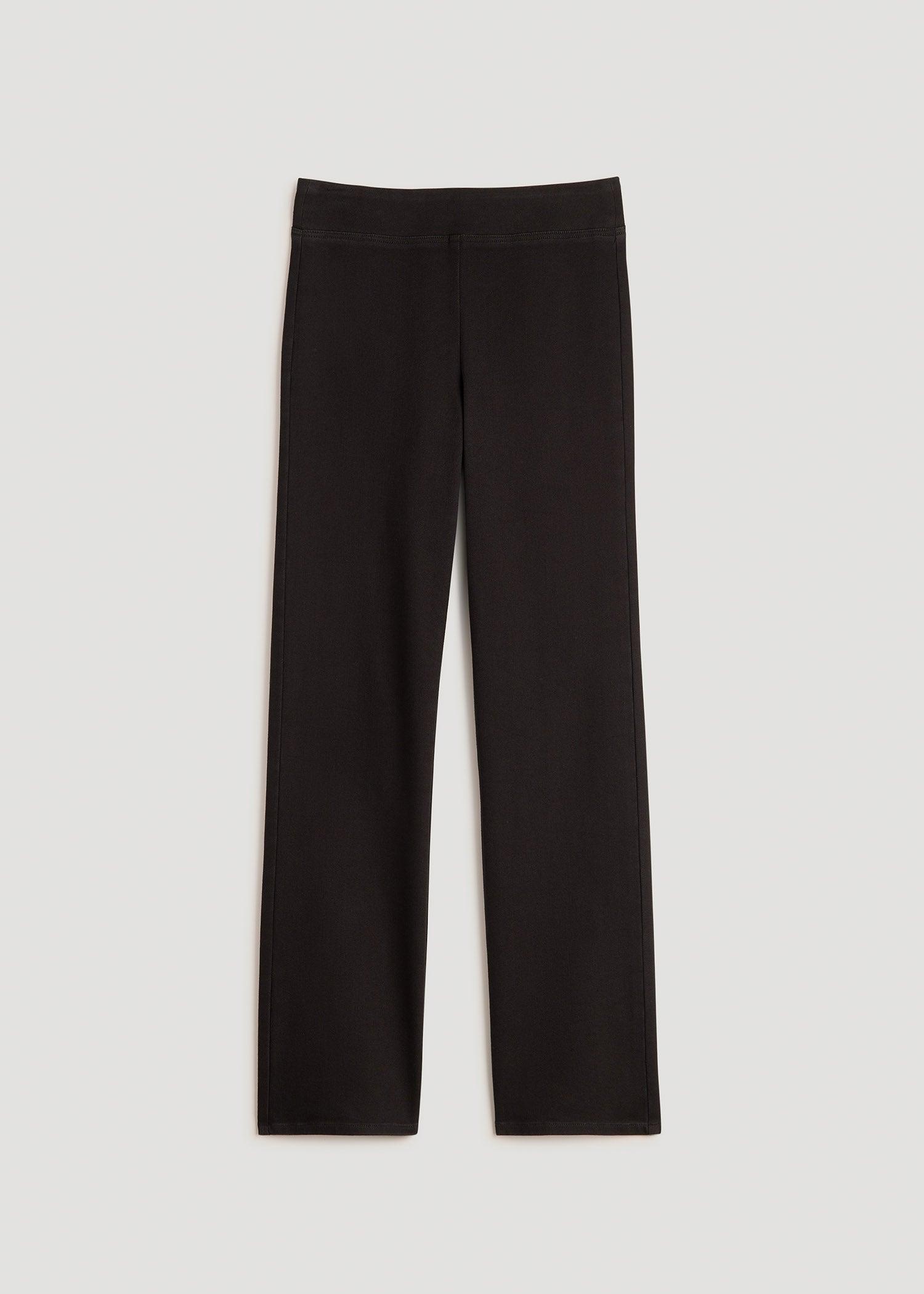 Harper Pull-on Straight Leg Tall Women's Jeans in Washed Black Product Image