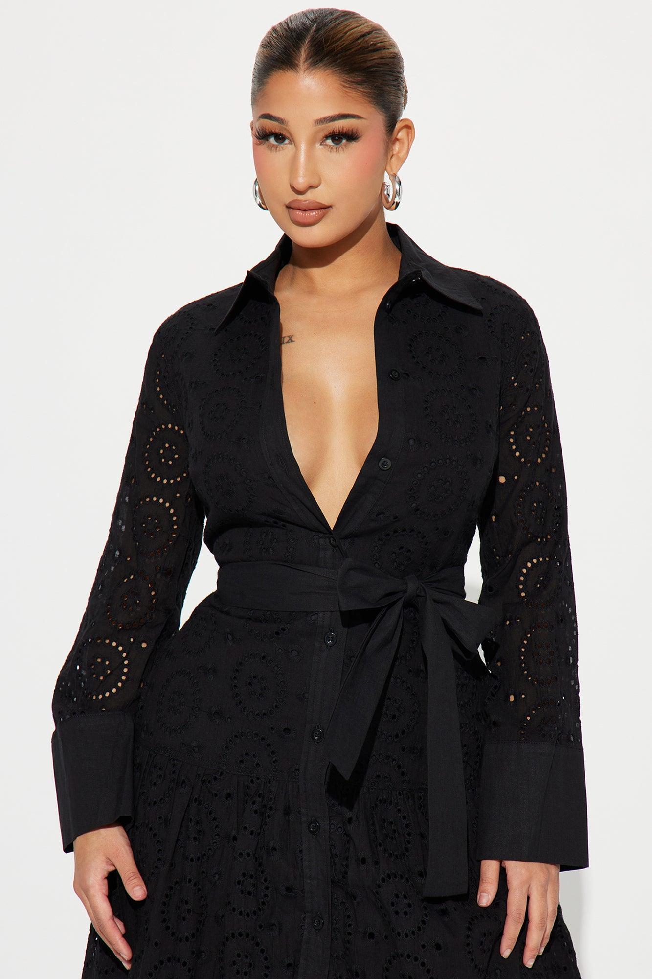 Pilar Maxi Dress - Black Product Image