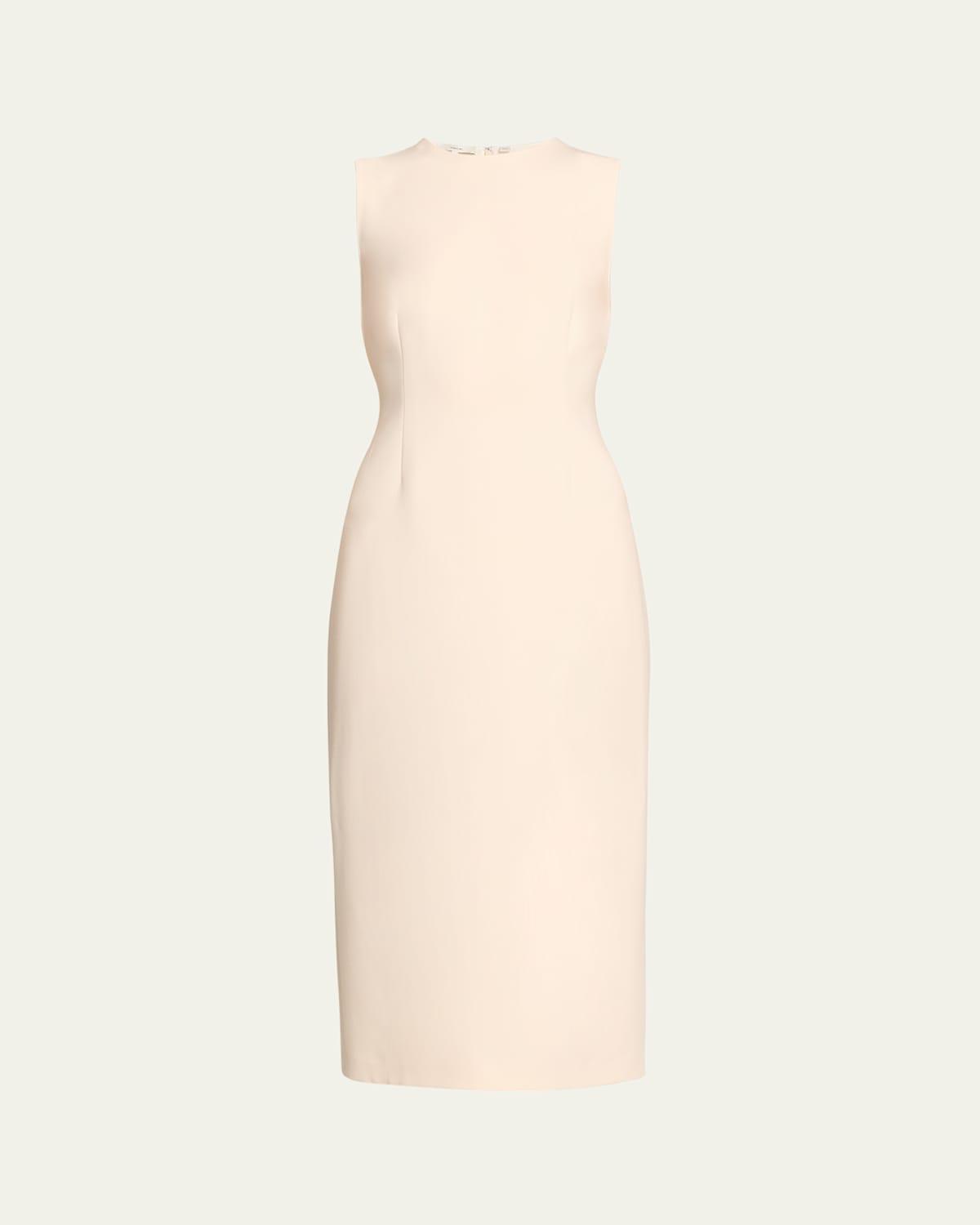 Womens Crewneck Sheath Dress Product Image