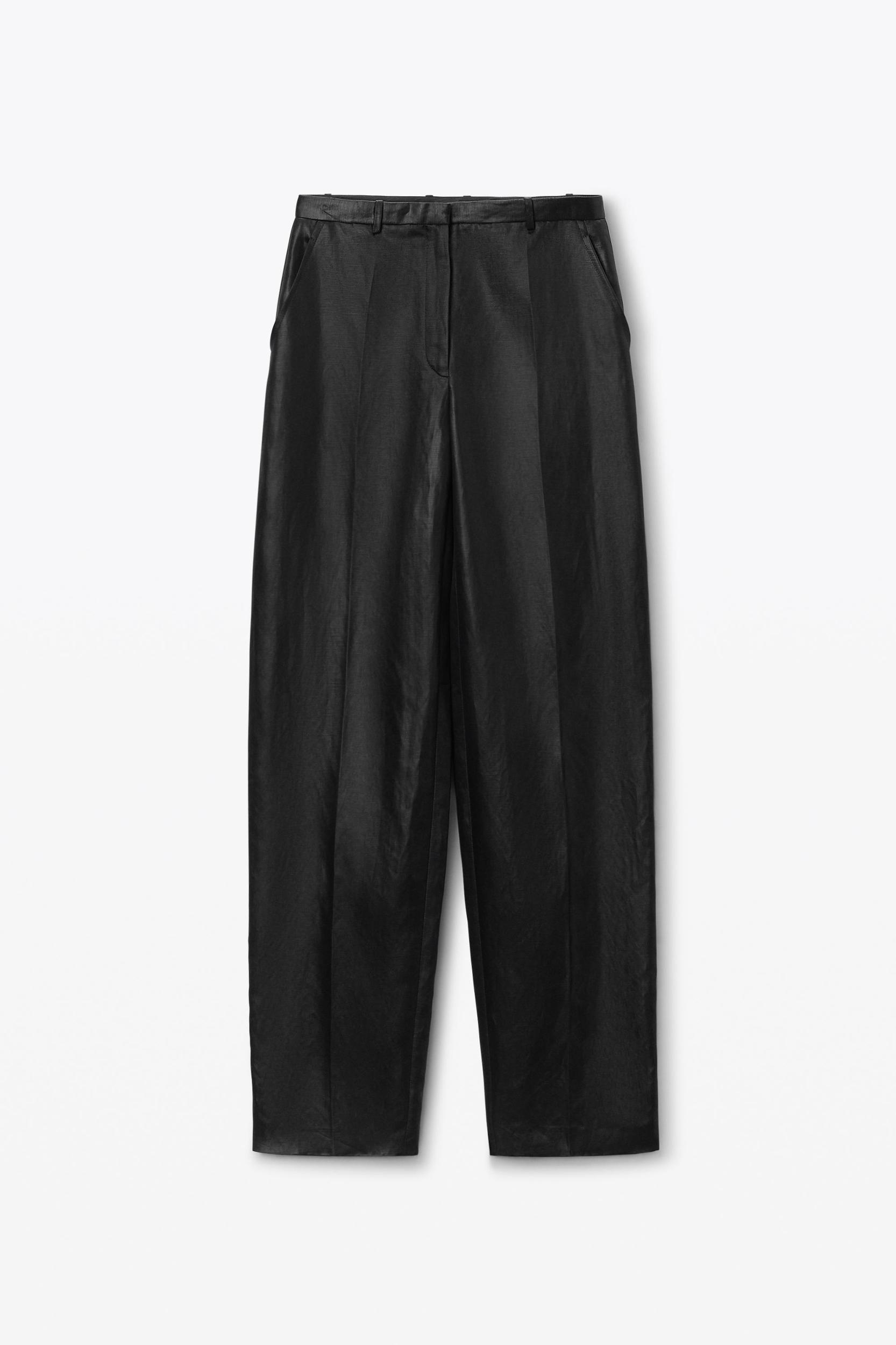 Slit Back Balloon Trouser In Linen Chintz Product Image