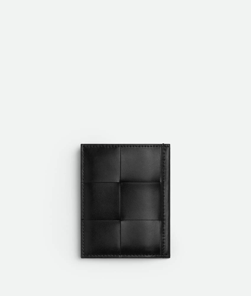 Men's Cassette Slim Flap Card Case in Black/parakeet Product Image