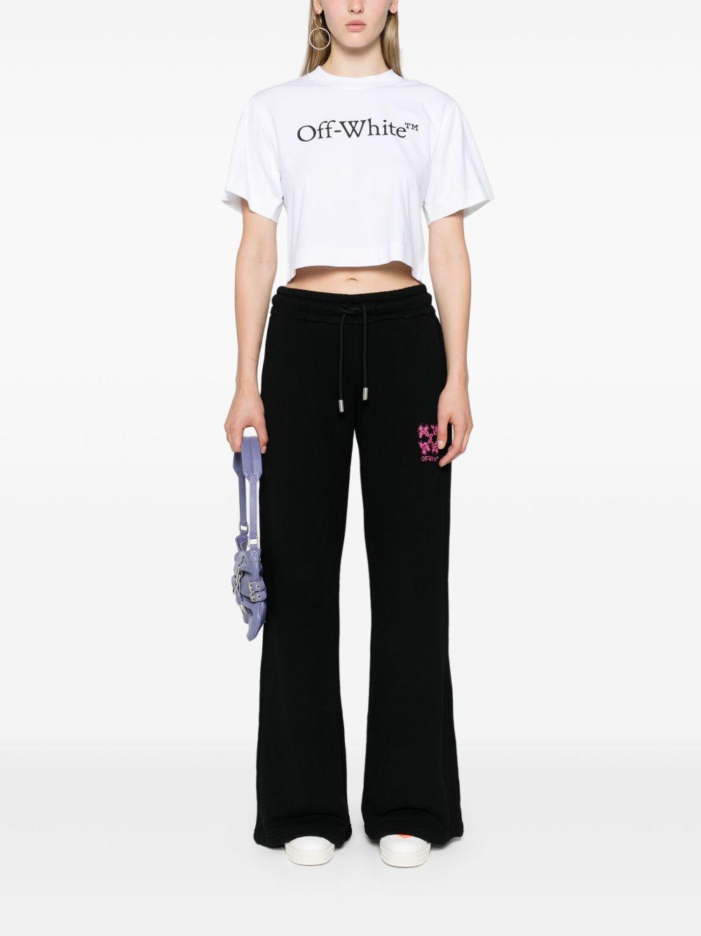 logo-print cropped T-shirt Product Image