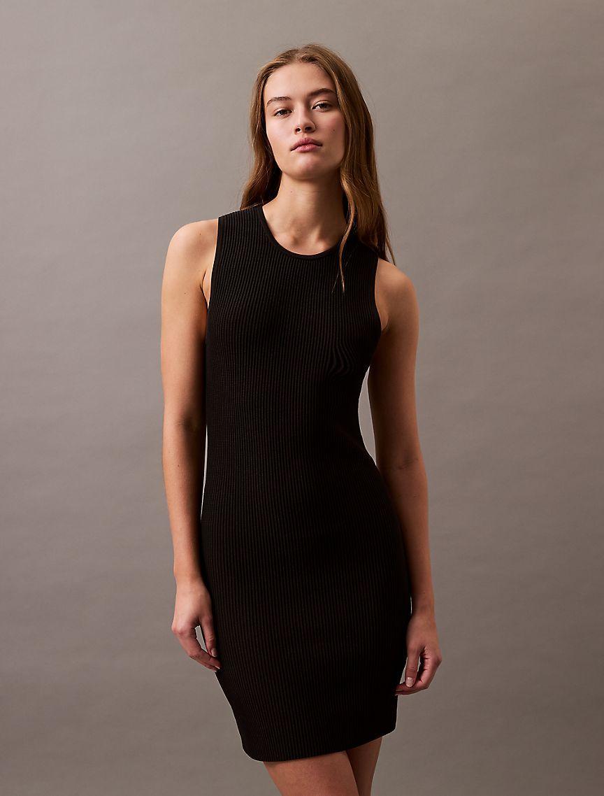 Ribbed Sleeveless Mini Dress Product Image